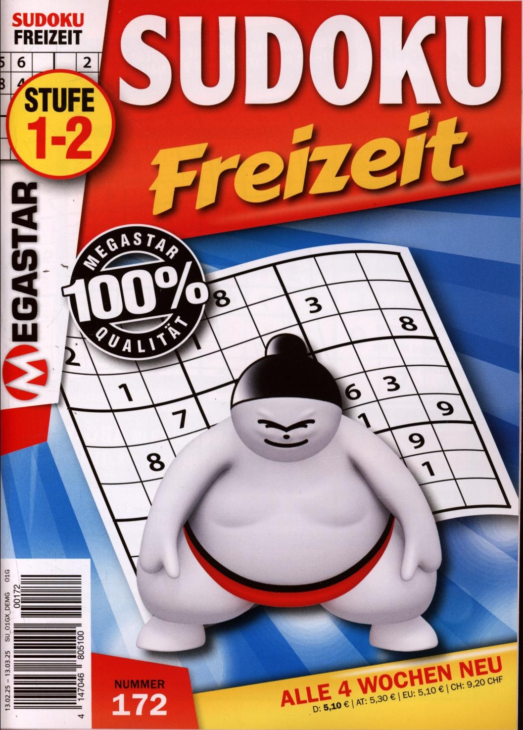 Sudoku Freizeit 172/2025