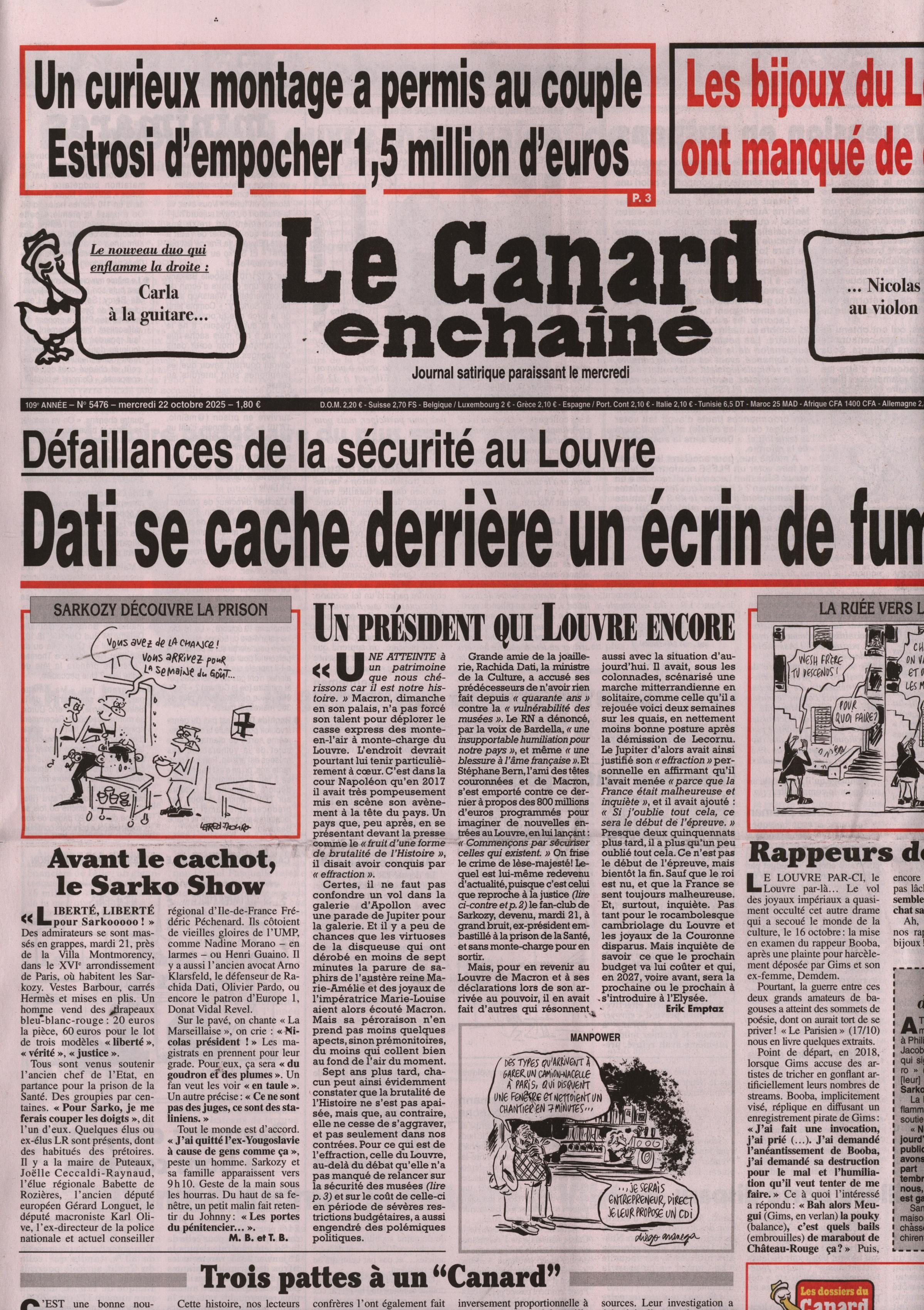 Le Canard enchaîné 5476/2025 Le Canard enchaîné 5476/2025