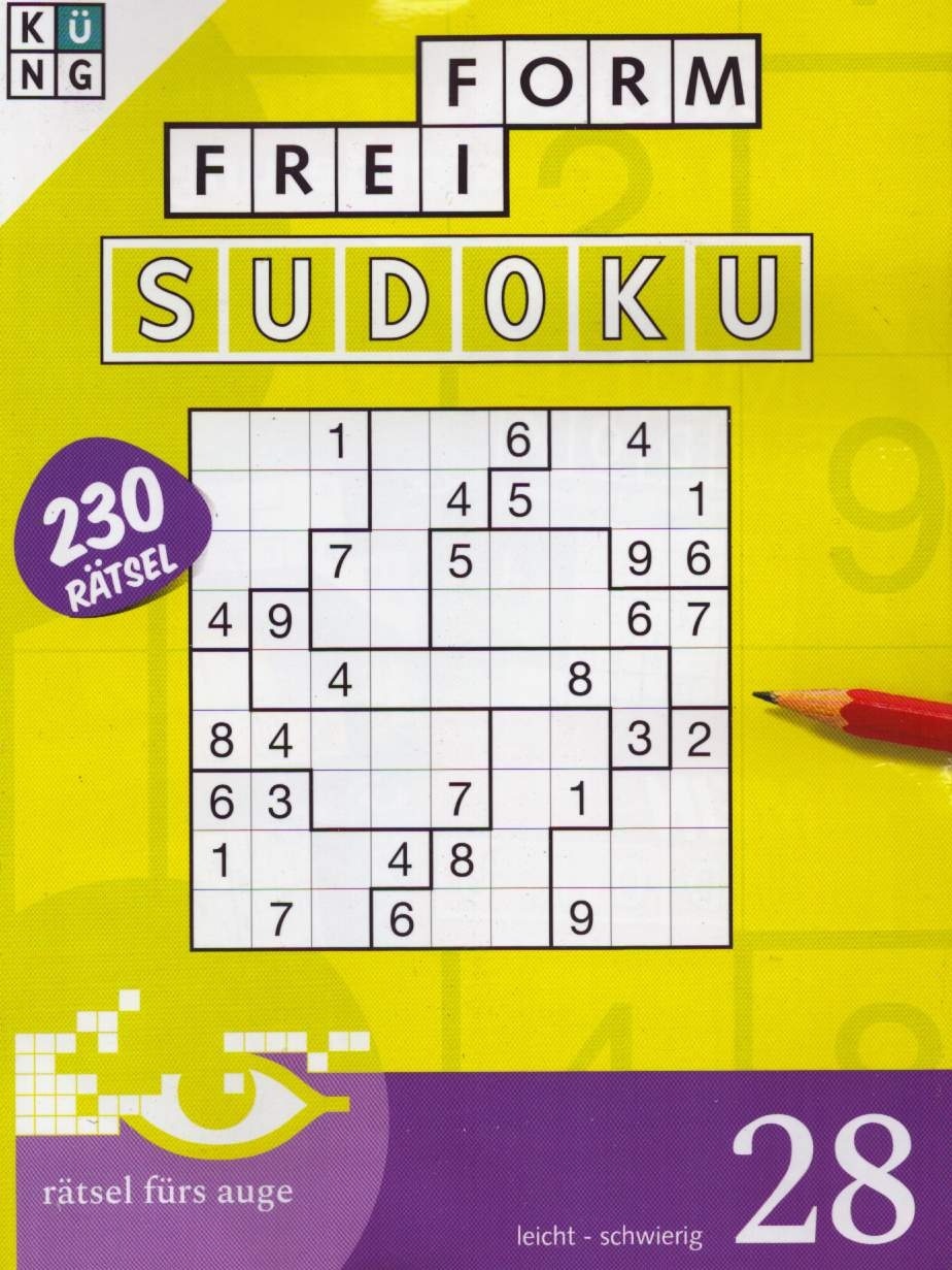 Freiform Sudoku Taschenbuch 28/2026