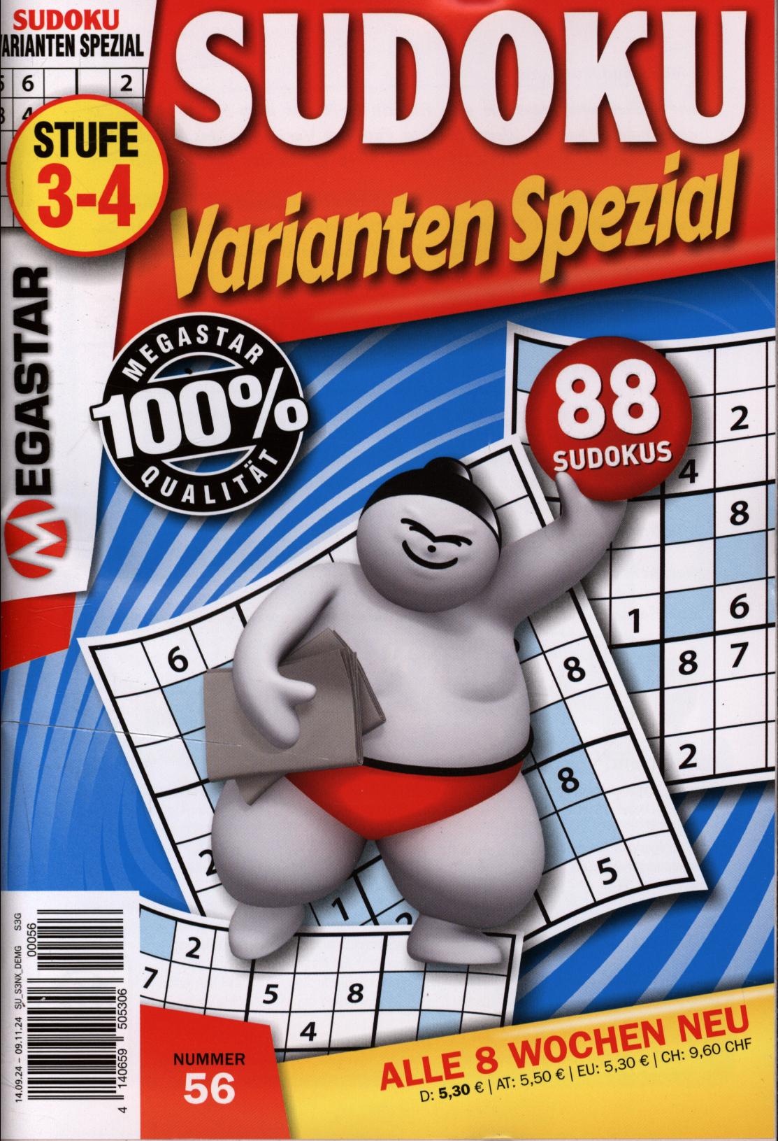 Sudoku Varianten Spezial 56/2024