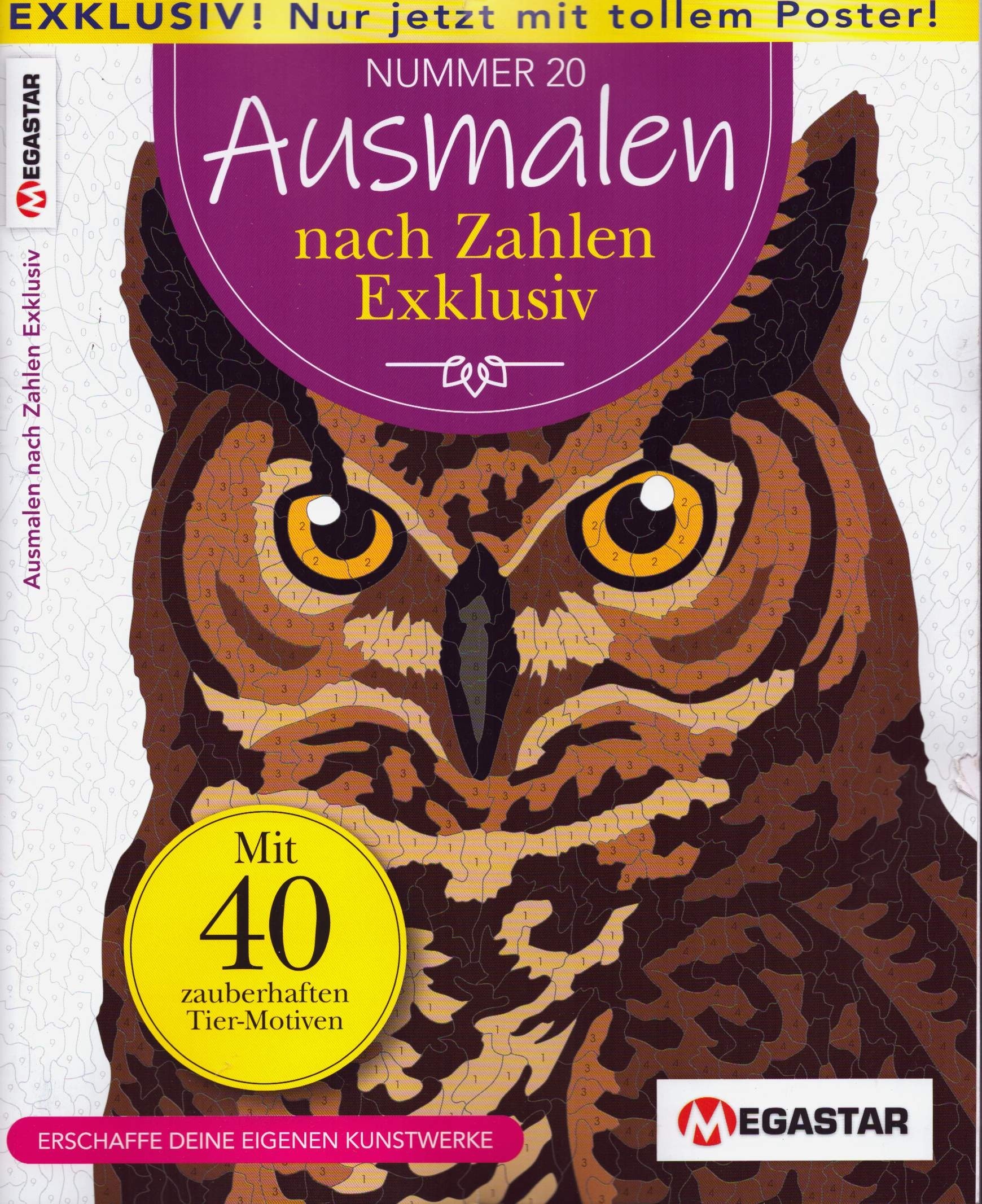 Ausmalen nach Zahlen Exklusiv 20/2026