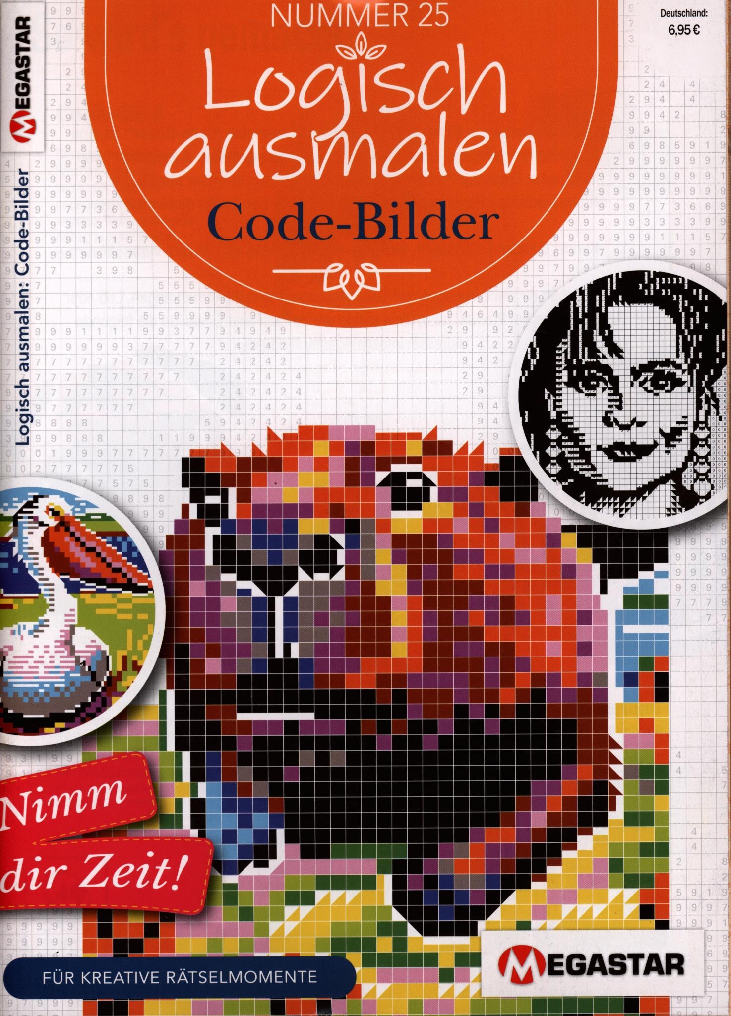 Logisch Ausmalen - Code-Bilder 25/2025
