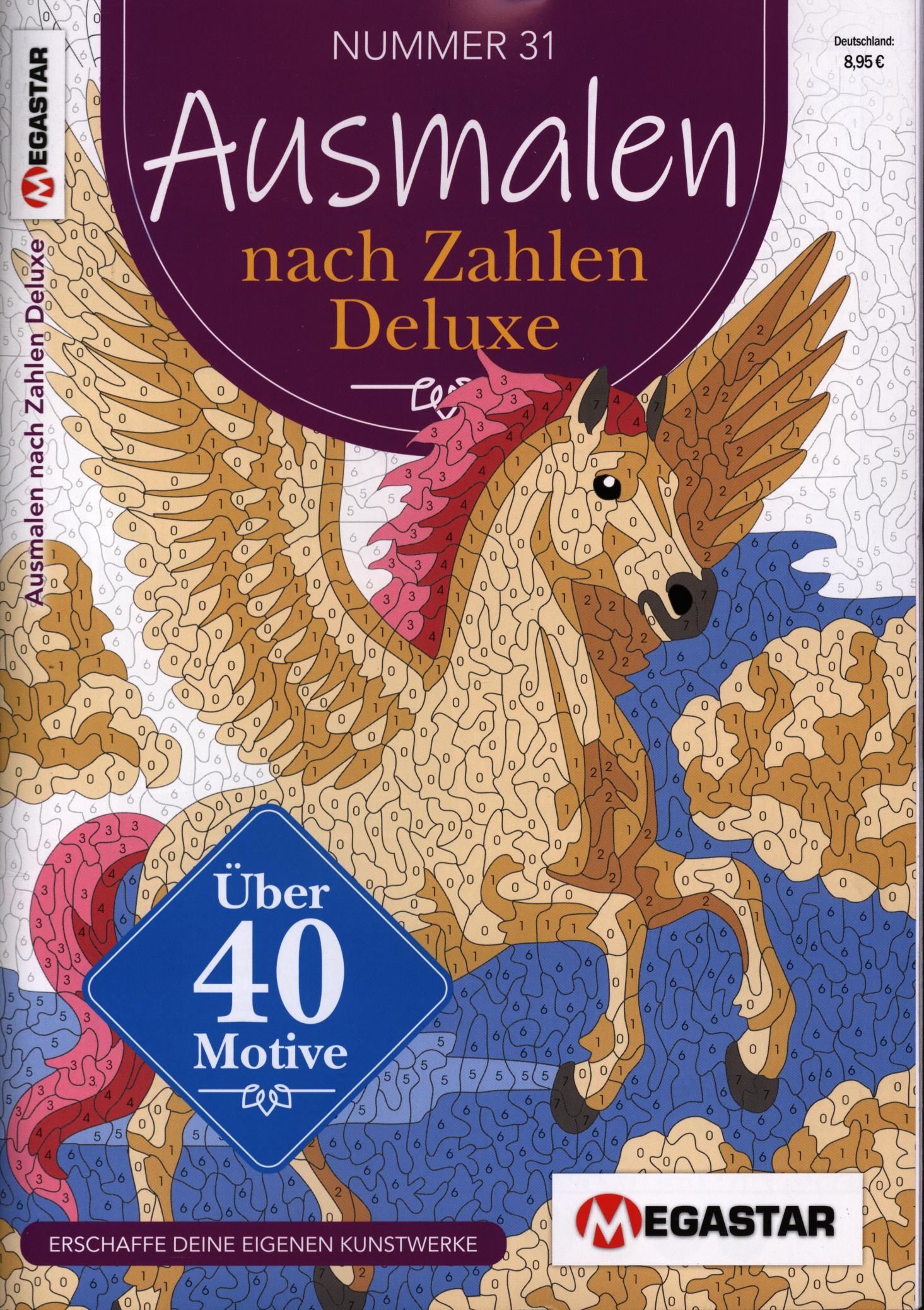 Ausmalen nach Zahlen delux 31/2025 Ausmalen nach Zahlen delux 31/2025