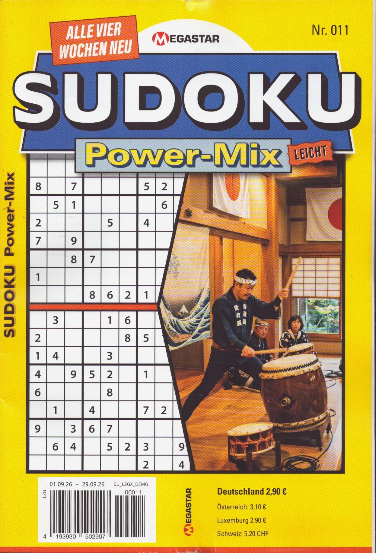 Sudoku Power Mix leicht 11/2026