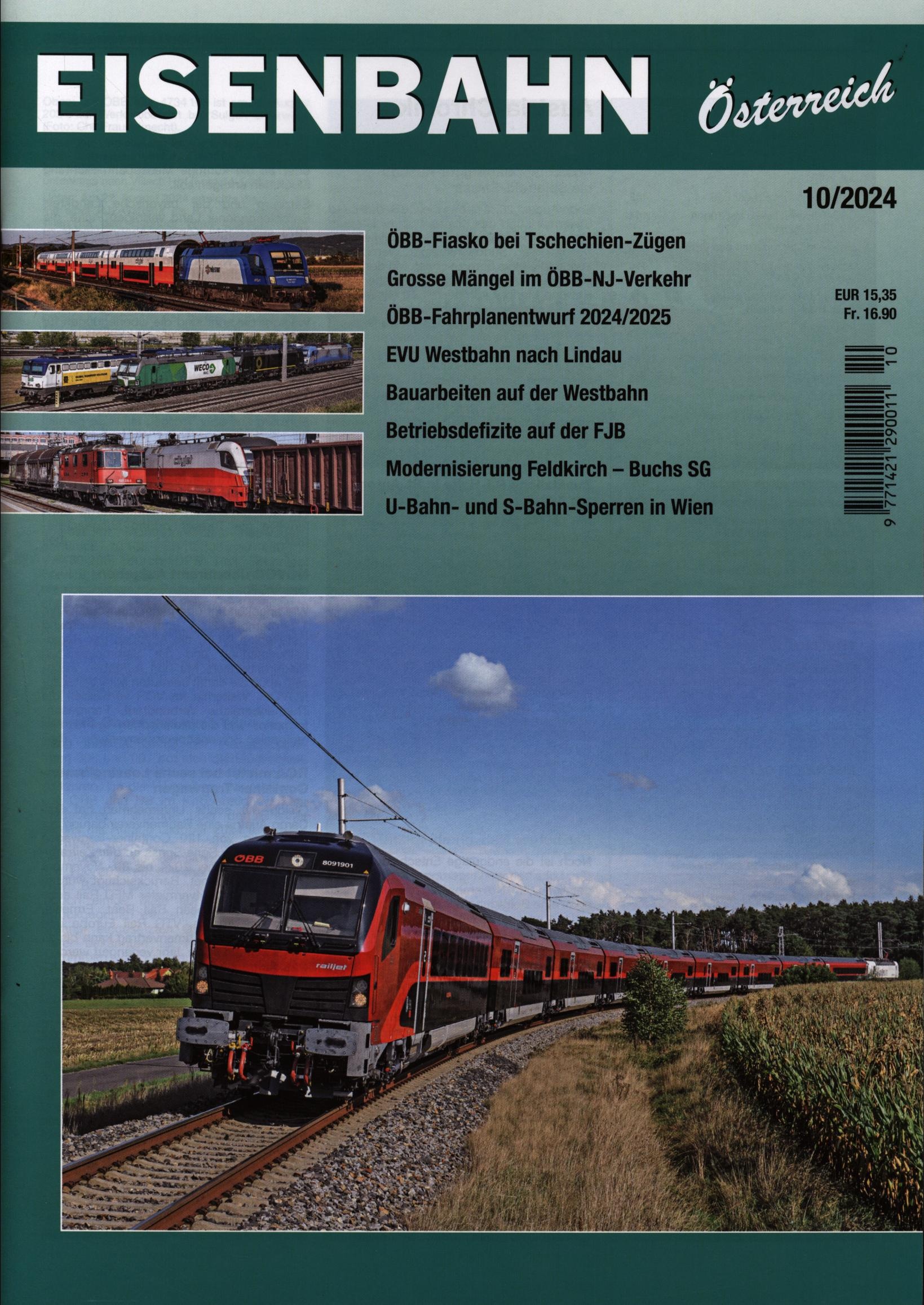 Eisenbahn Österreich 10/2024