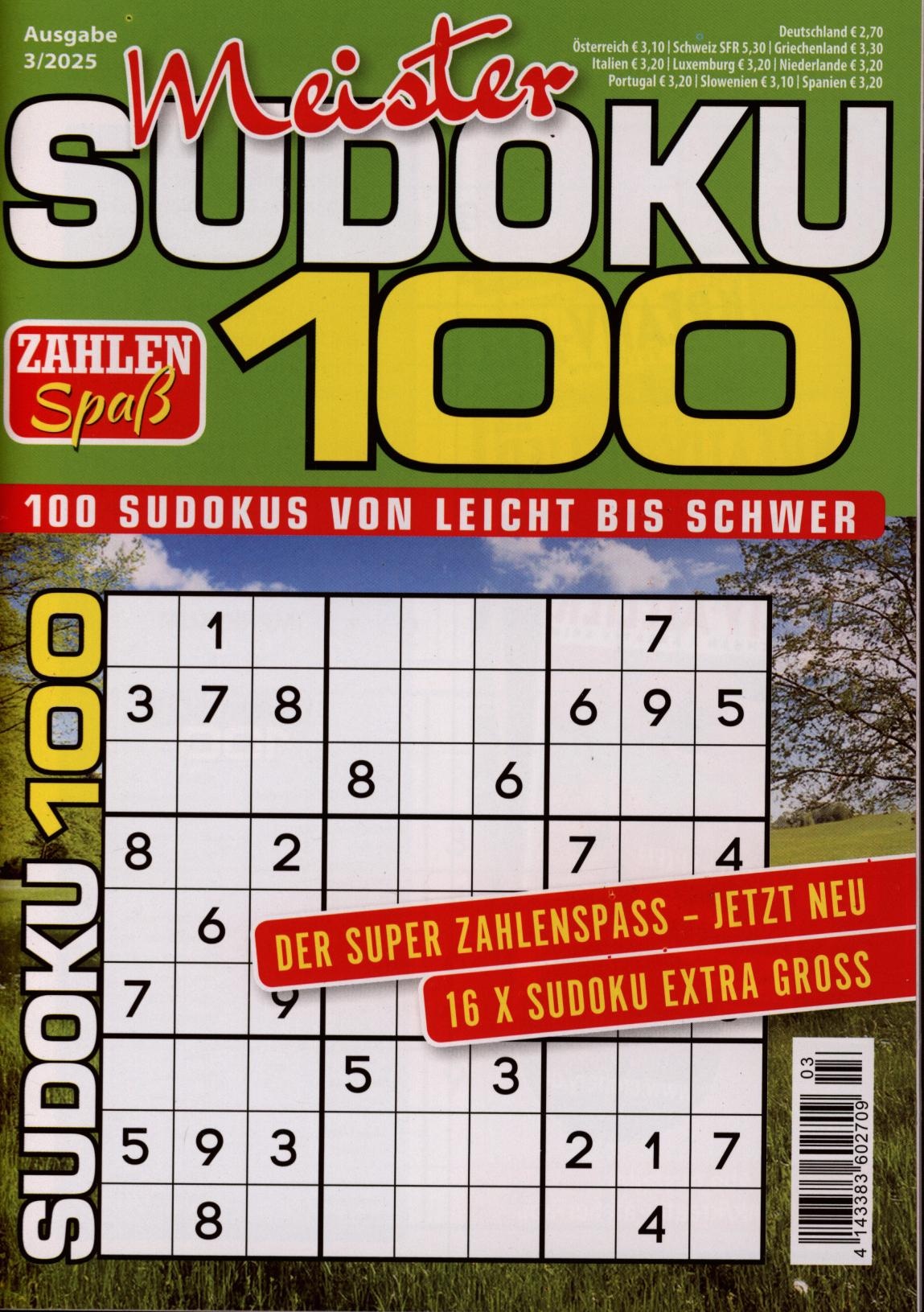 Meister SUDOKU 100 3/2025
