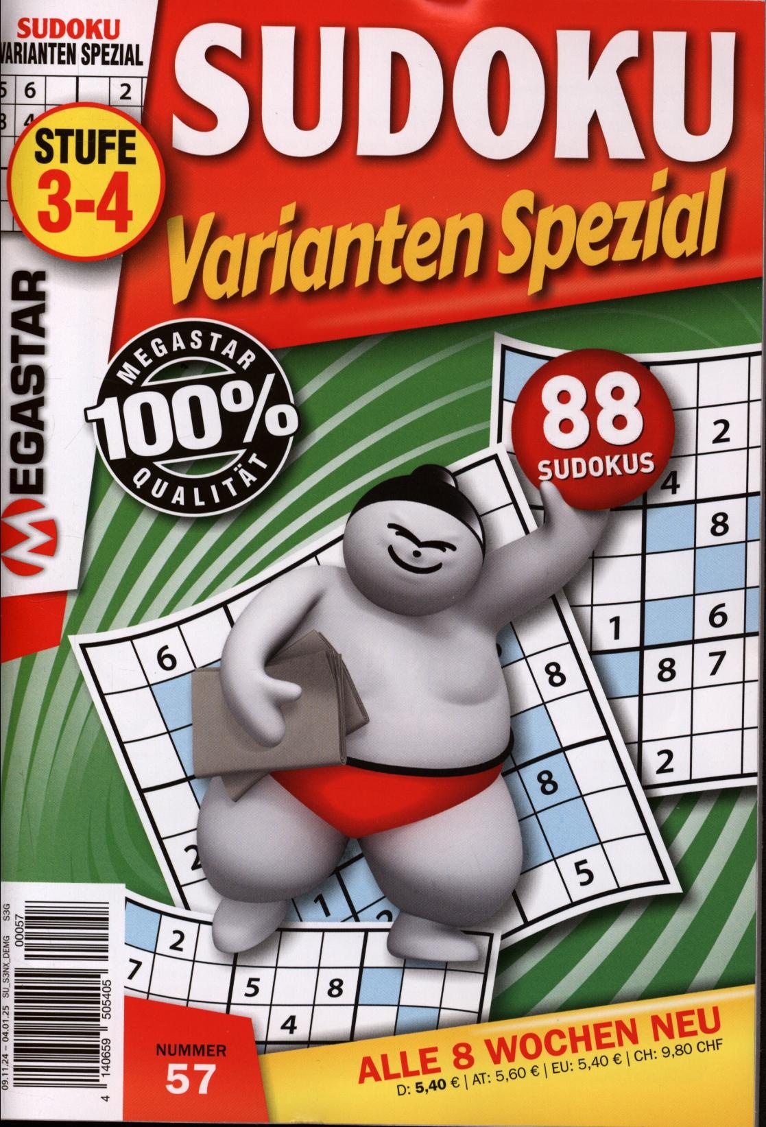 Sudoku Varianten Spezial 57/2024