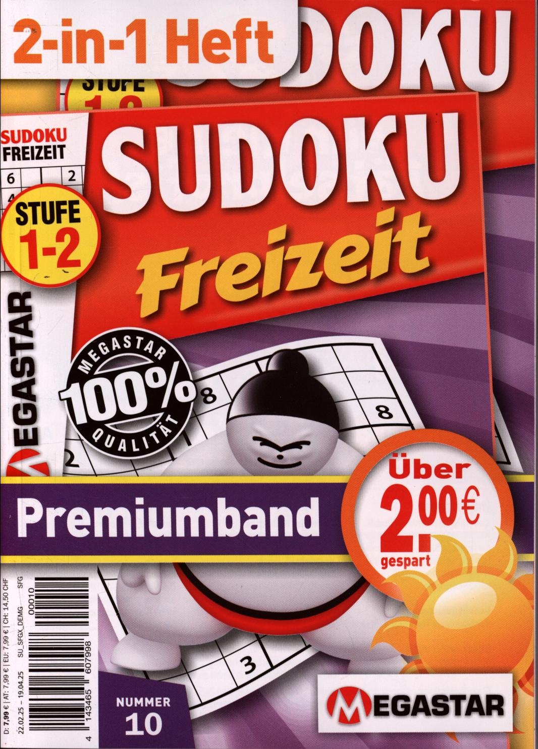 Sudoku Freizeit Premiumband 10/2025