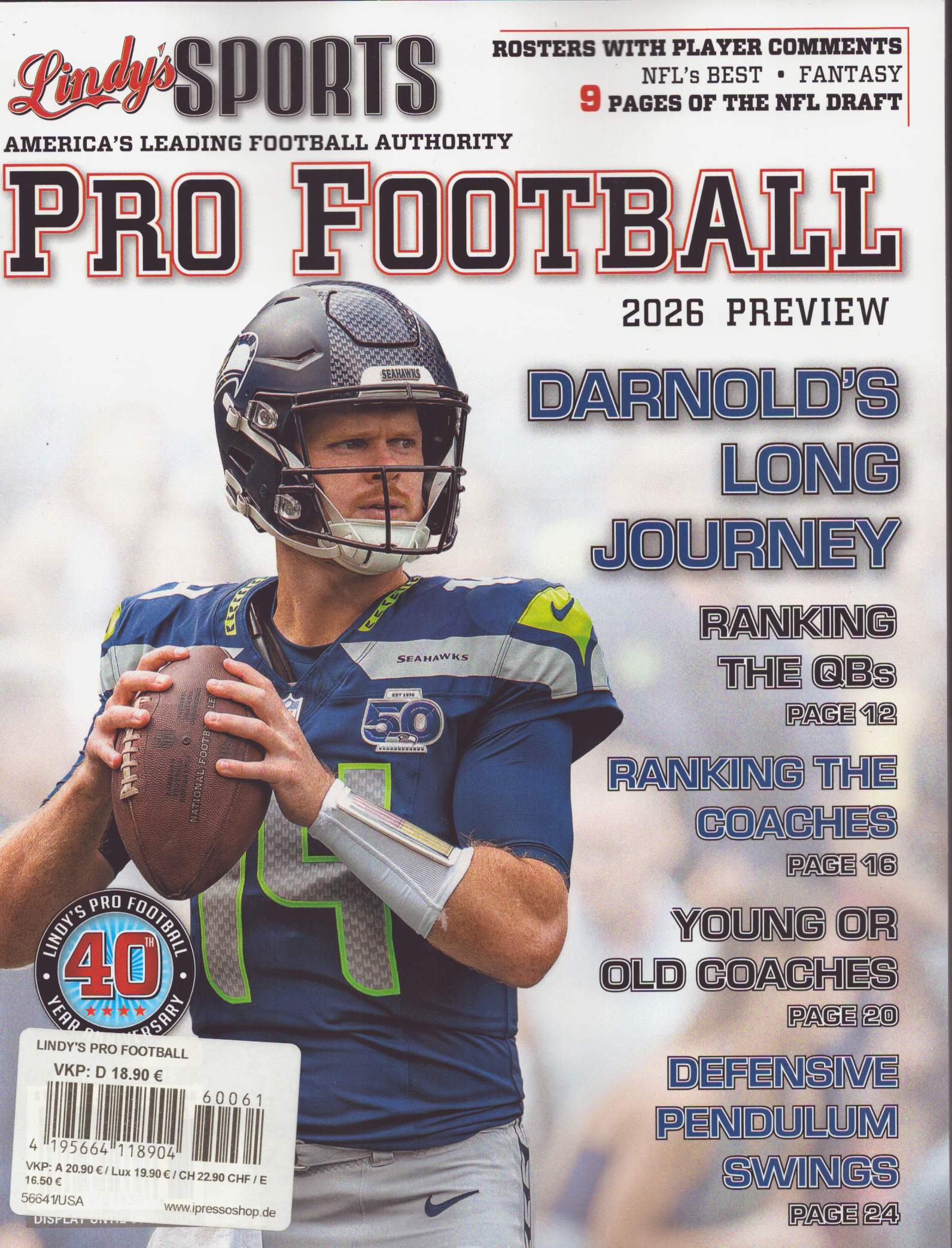 LINDY'S PRO FOOTBALL 61/2026