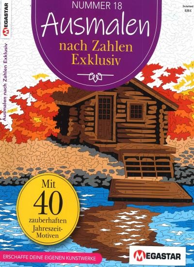 Ausmalen nach Zahlen Exklusiv 18/2025 Ausmalen nach Zahlen Exklusiv 18/2025