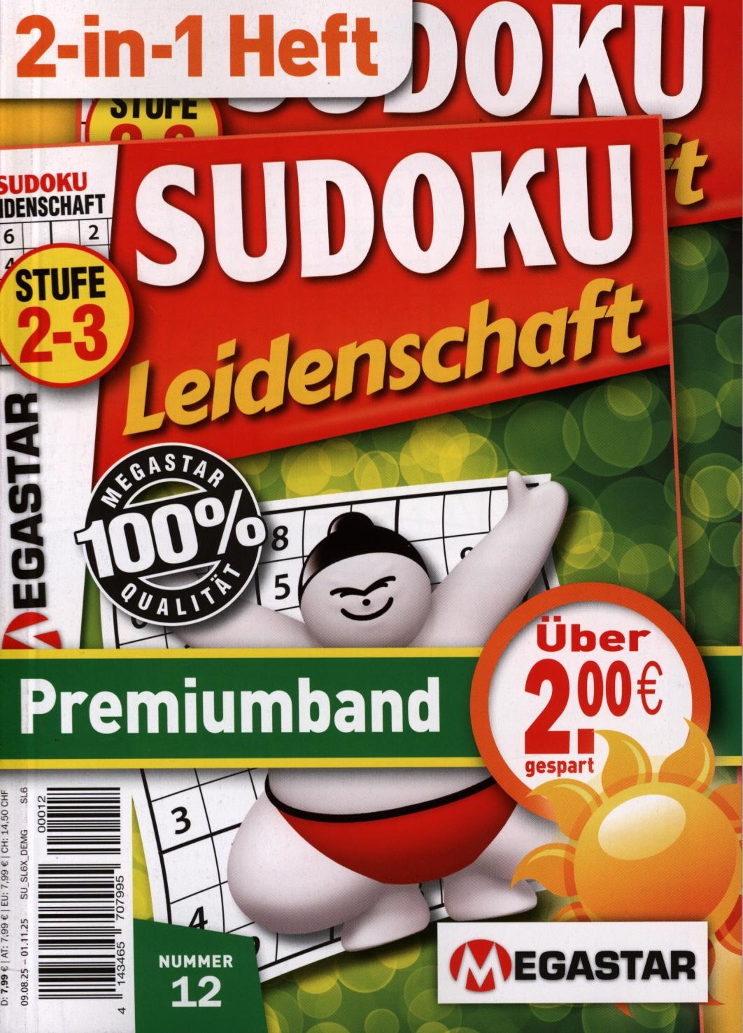 Sudoku Leidenschaft Premiumb. 12/2025