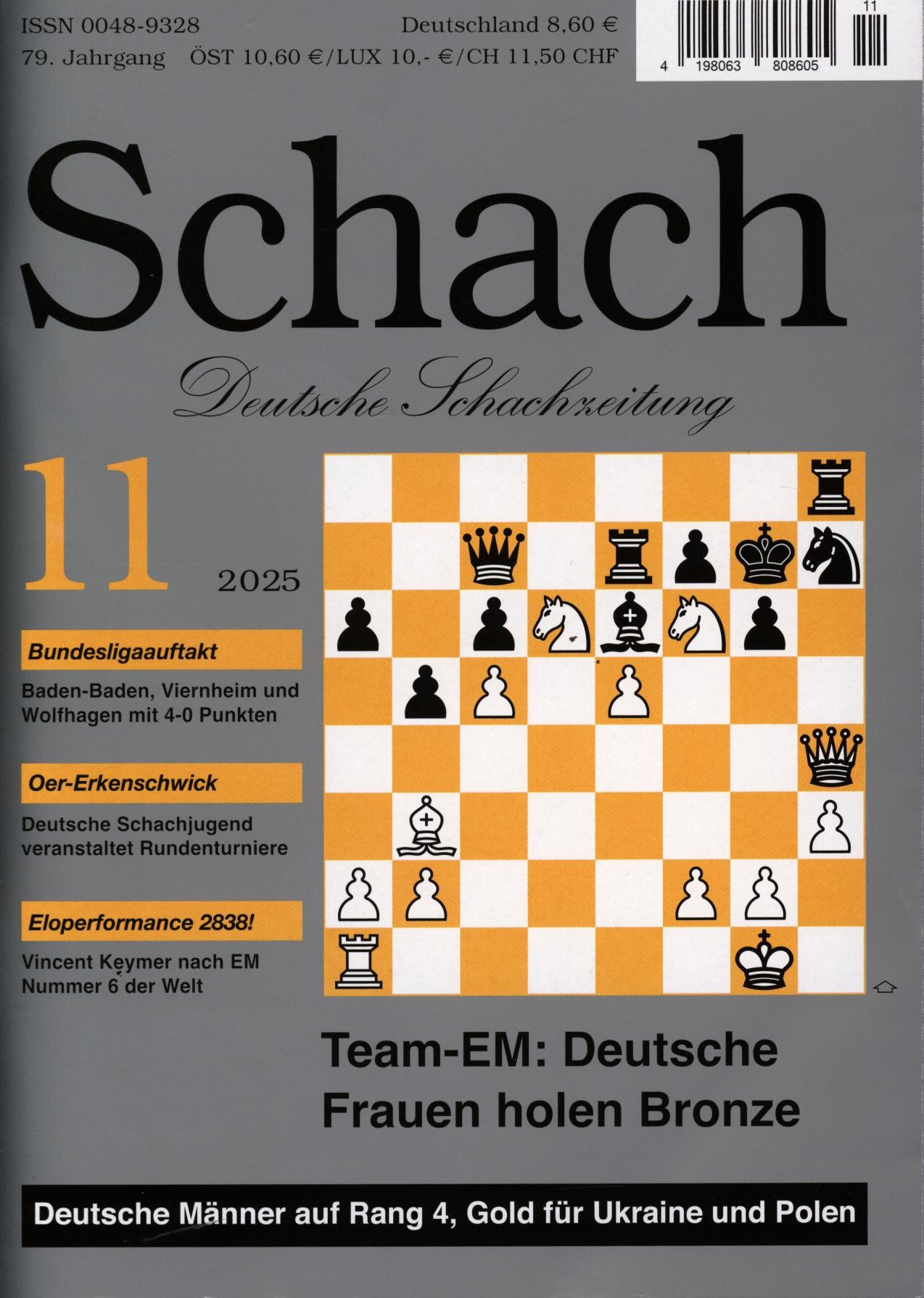 Schach 11/2025 Schach 11/2025