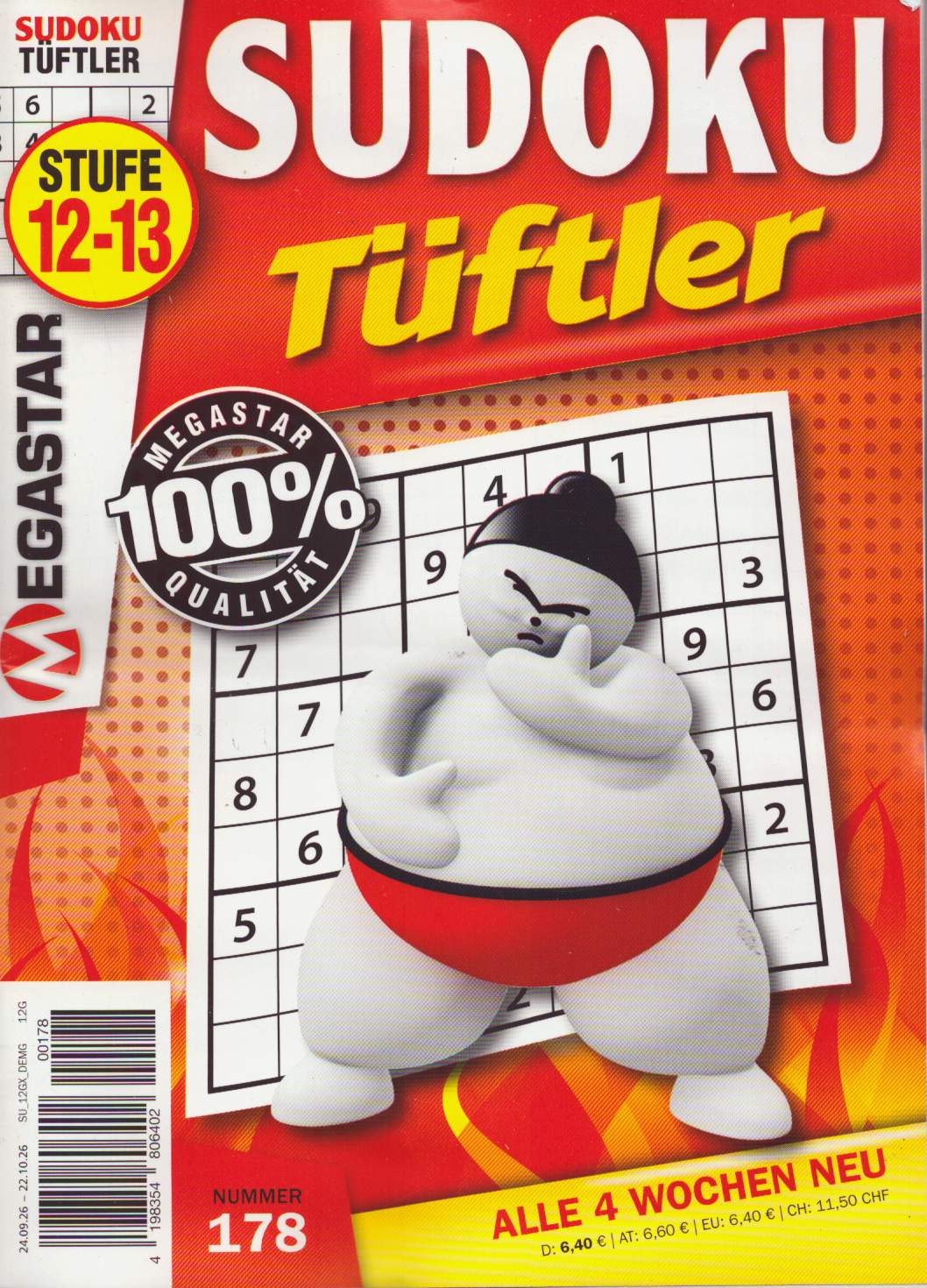 Sudoku Tüftler 178/2026