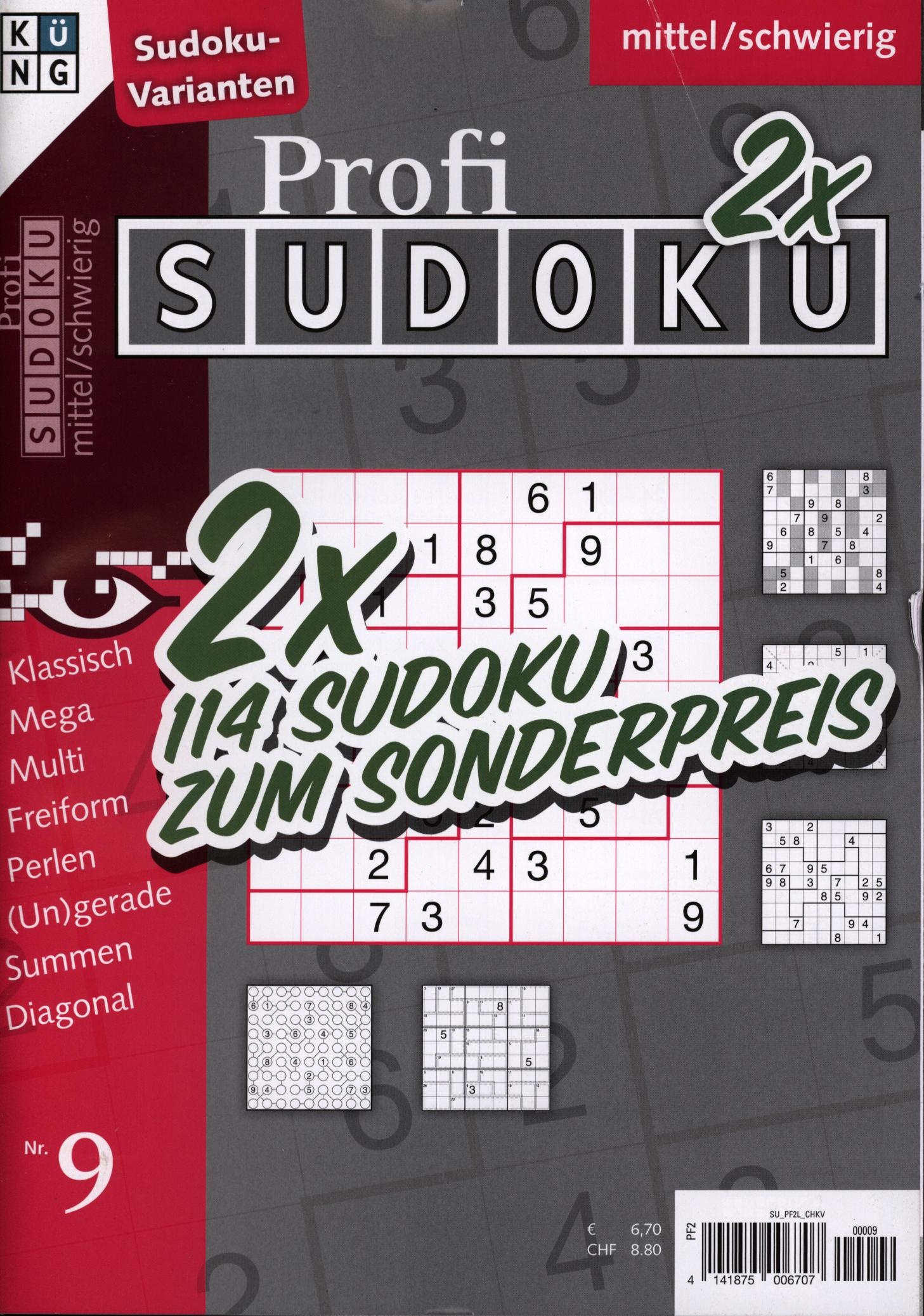 Profi Sudoku 2x 9/2025