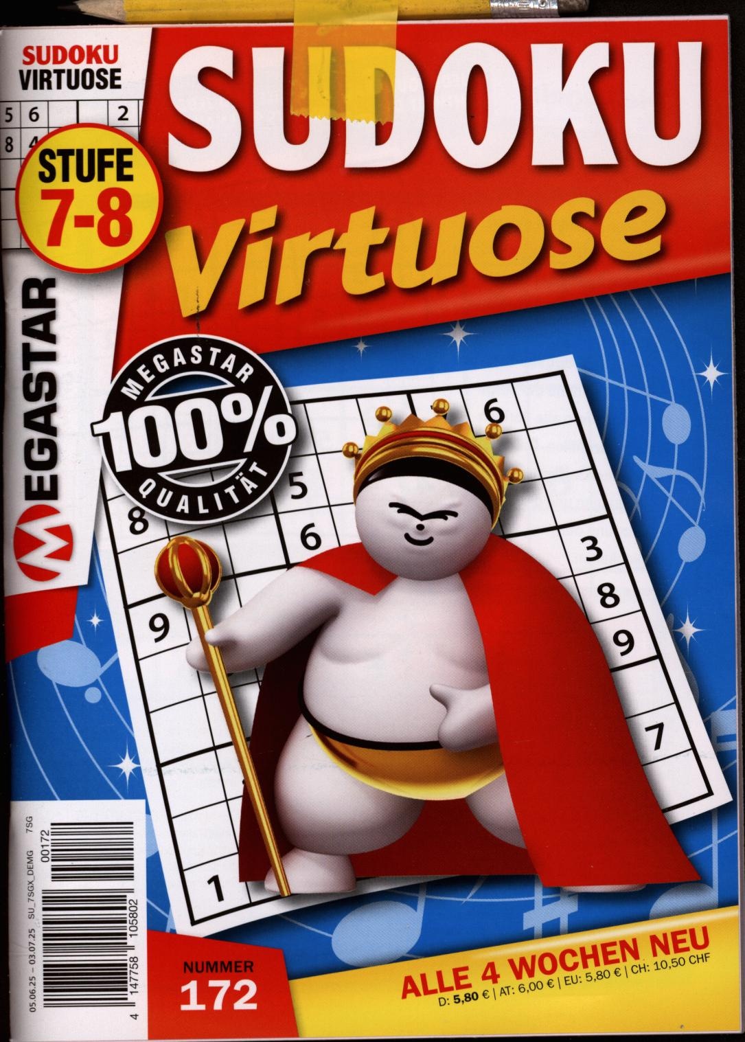 Sudoku Virtuose 172/2025