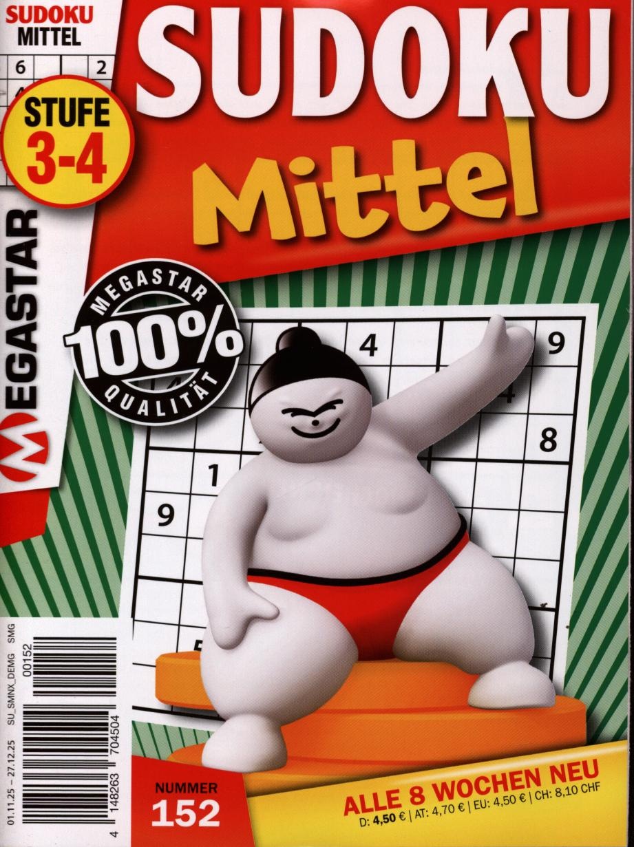 Sudoku Mittel 152/2025