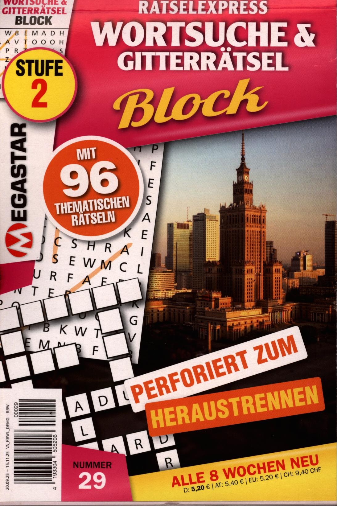 Wortsuche&Gitterrts Block 29/2025