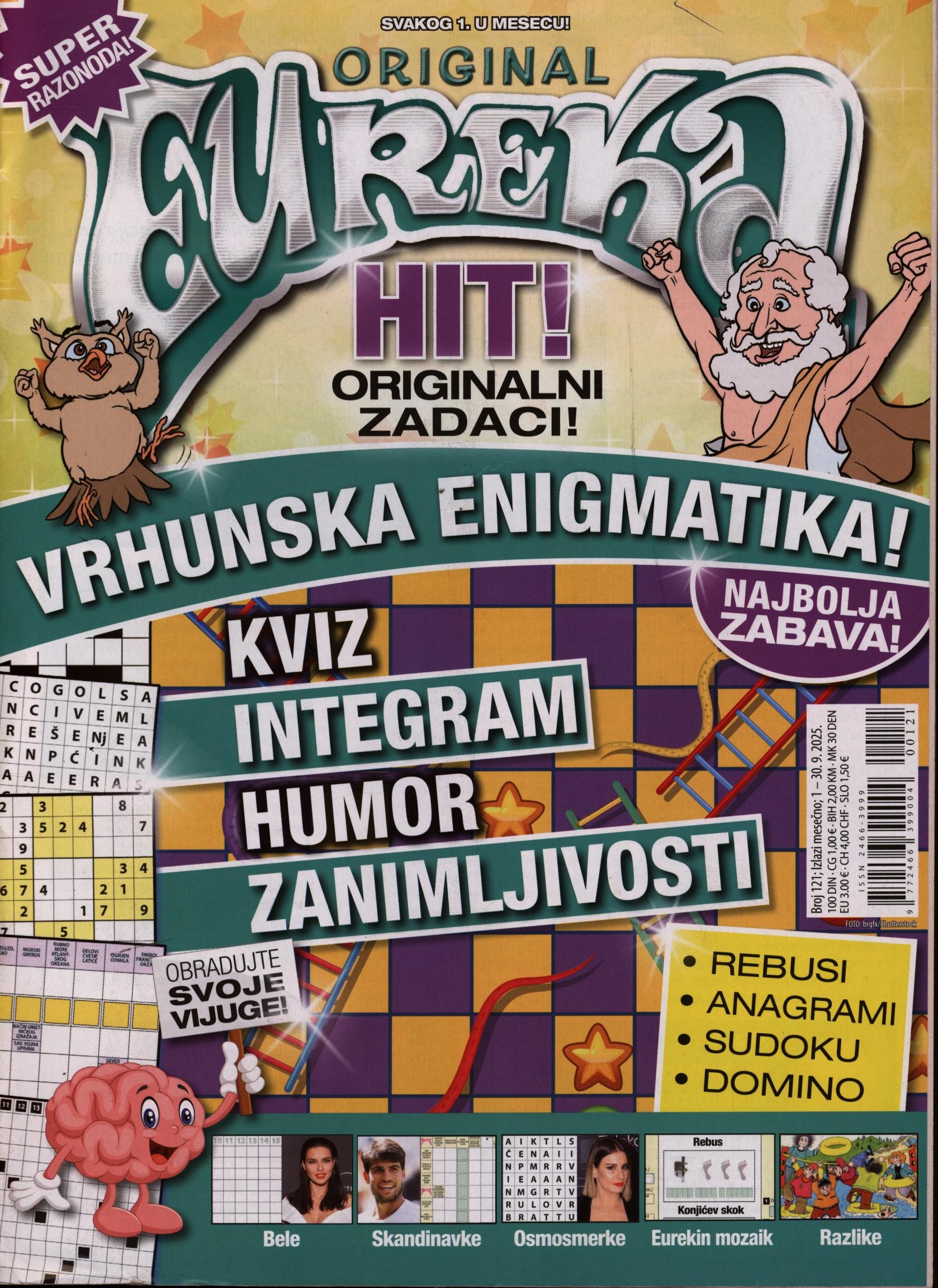 ORIGINAL EUREKA HIT! 121/2025