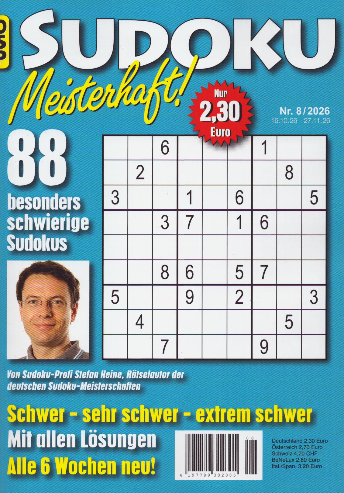 SUDOKU MEISTERHAFT 8/2026