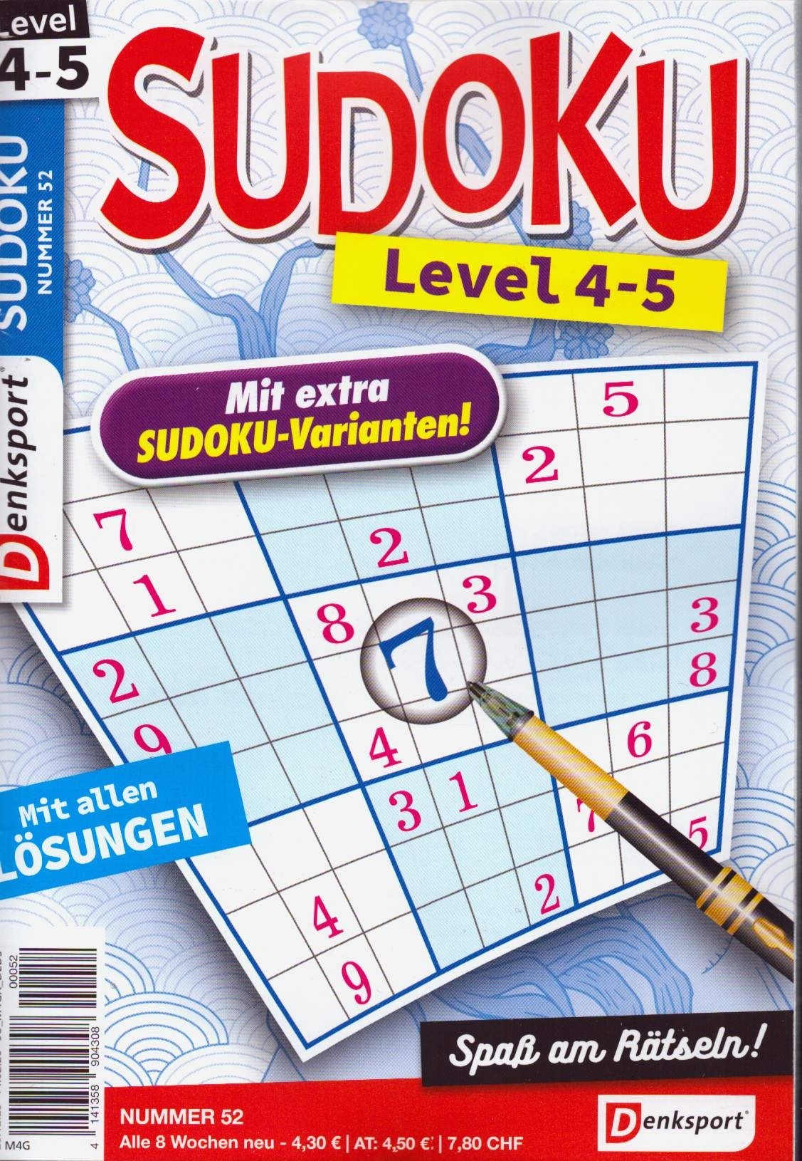 Denksport Sudoku Level 4-5 52/2026