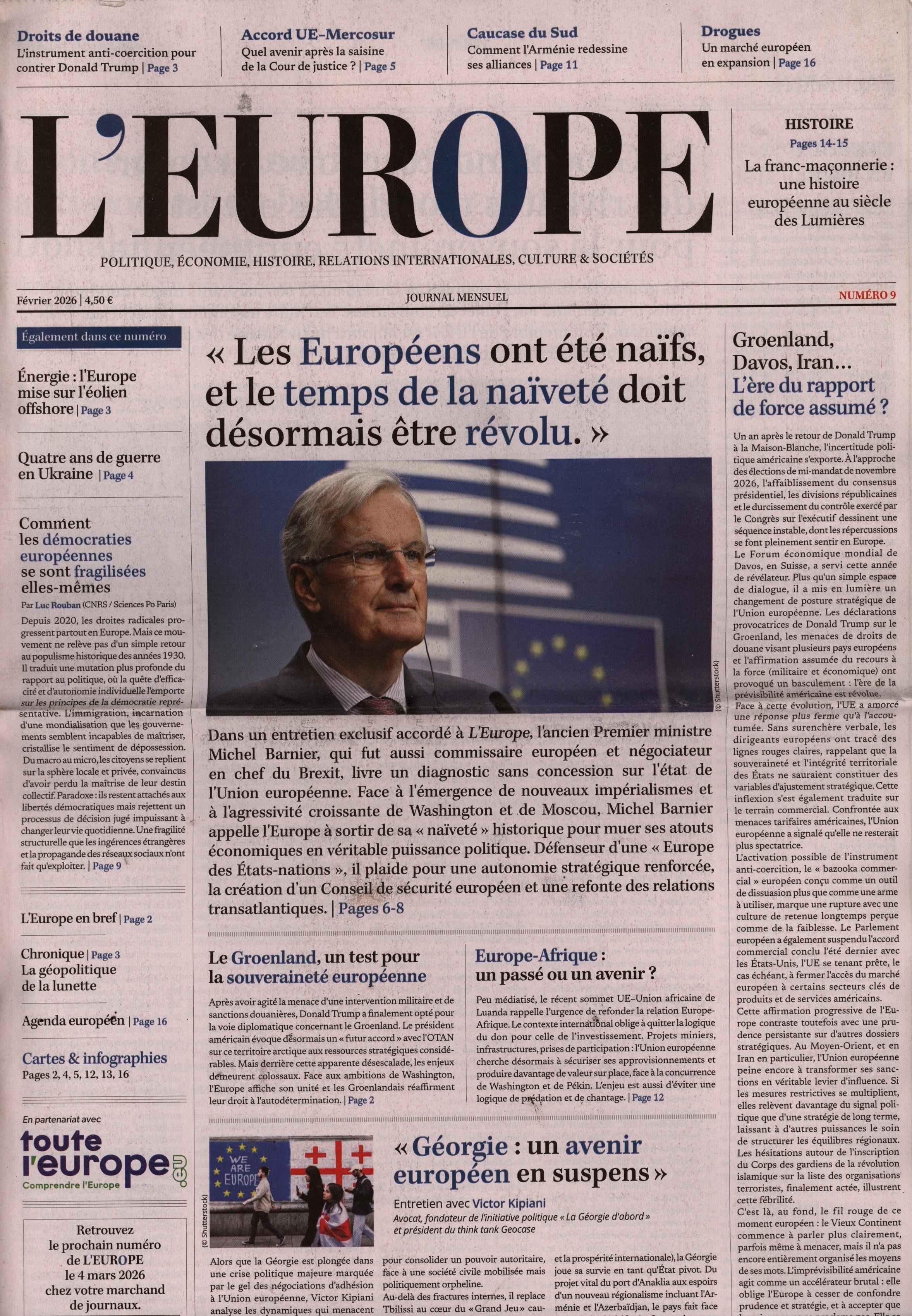 L'EUROPE 9/2026