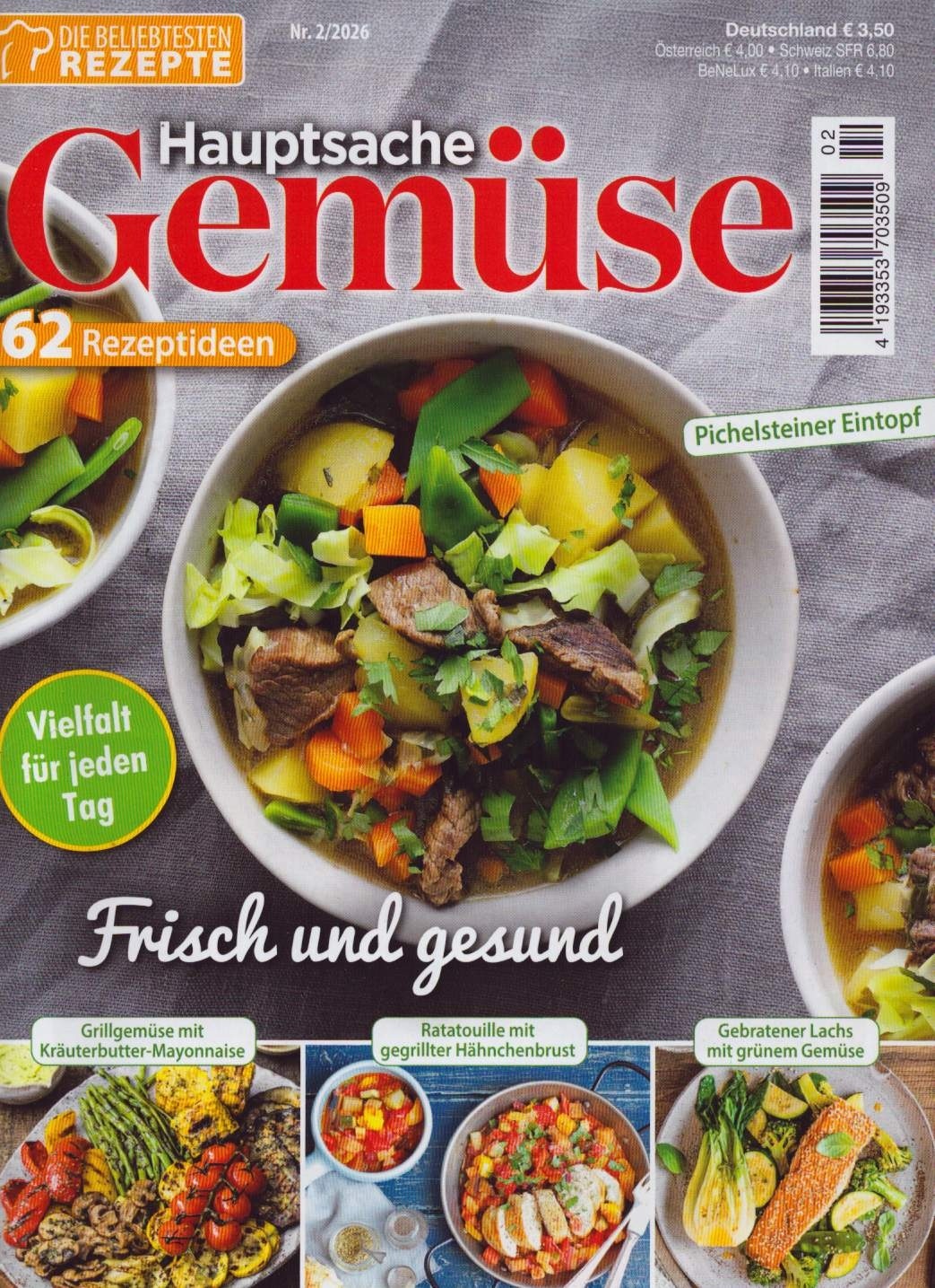 Die beliebtesten Rezepte 2/2026