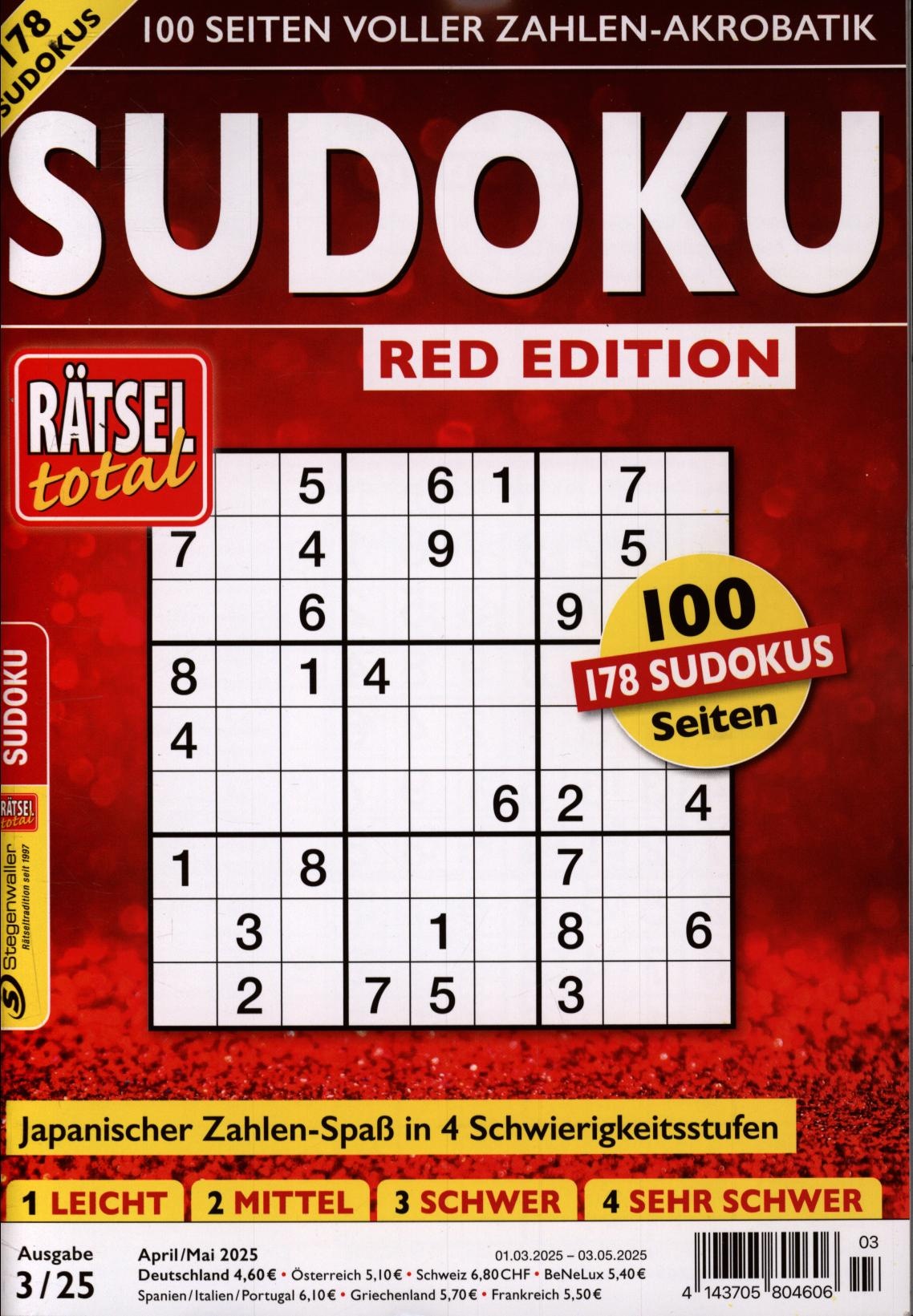 Rätsel total - Red Edition 3/2025