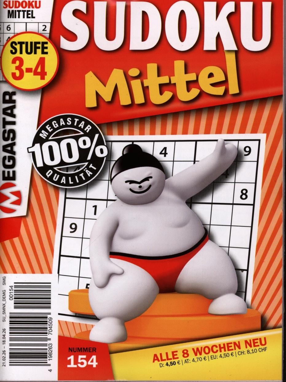 Sudoku Mittel 154/2026
