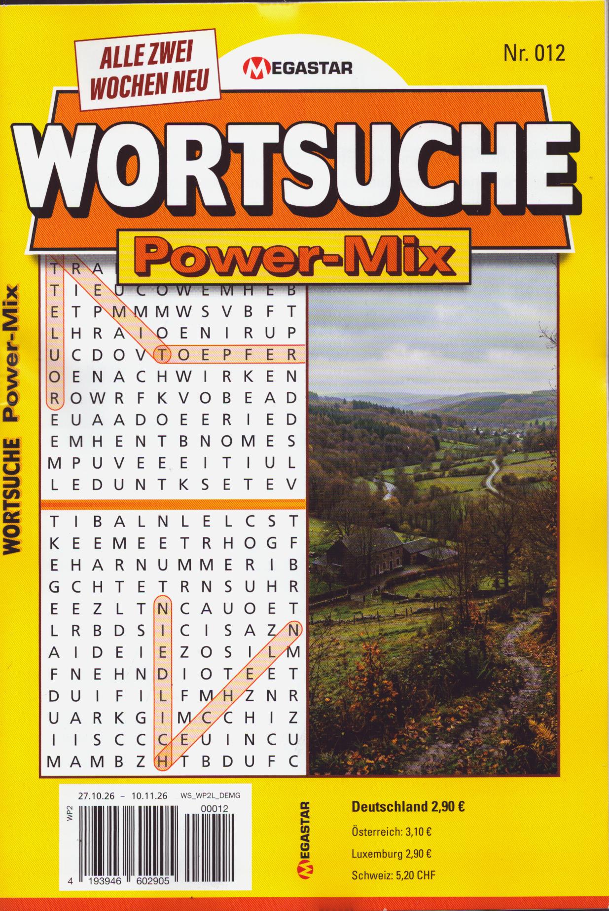Wortsuche Power Mix 12/2026
