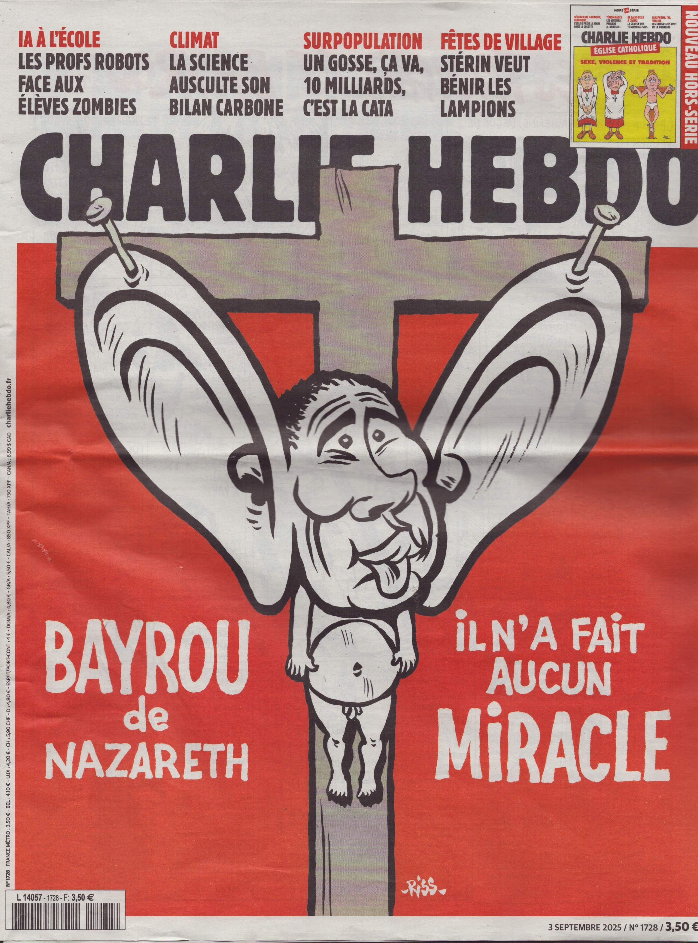 CHARLIE HEBDO 1728/2025