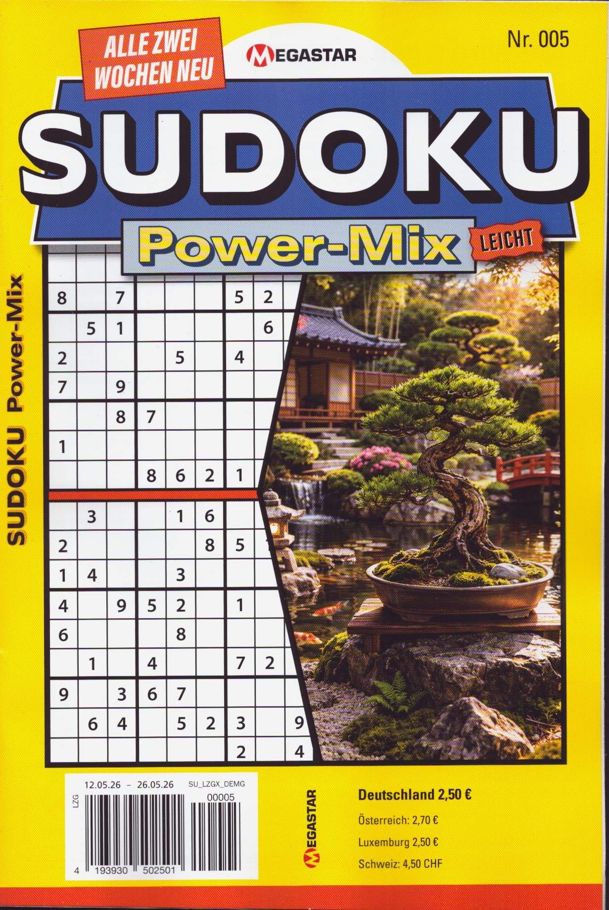 Sudoku Power Mix leicht 5/2026
