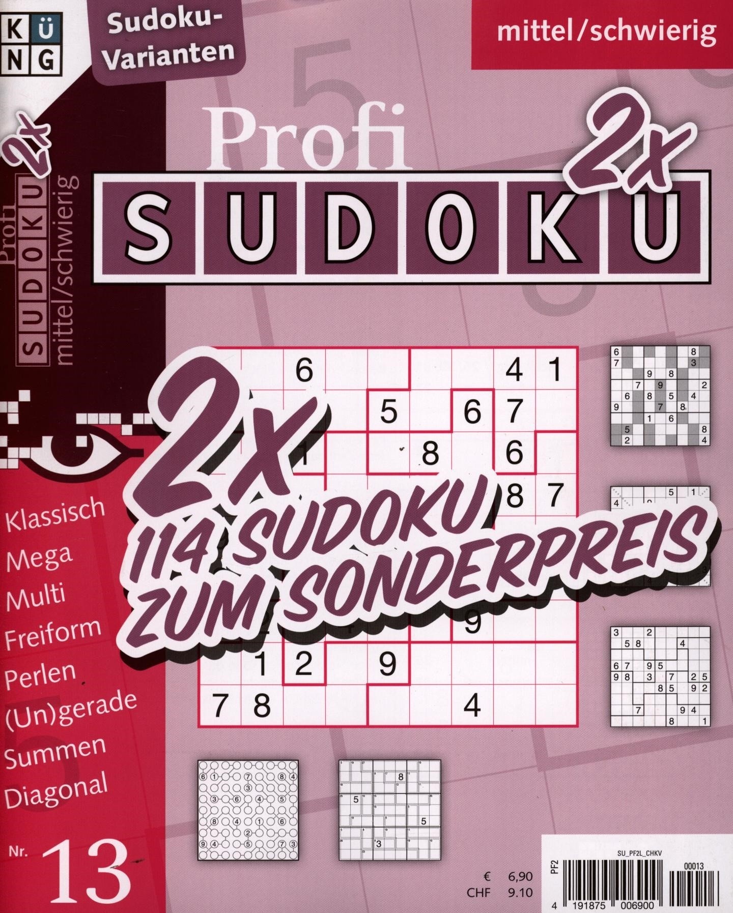 Profi Sudoku 2x 13/2026