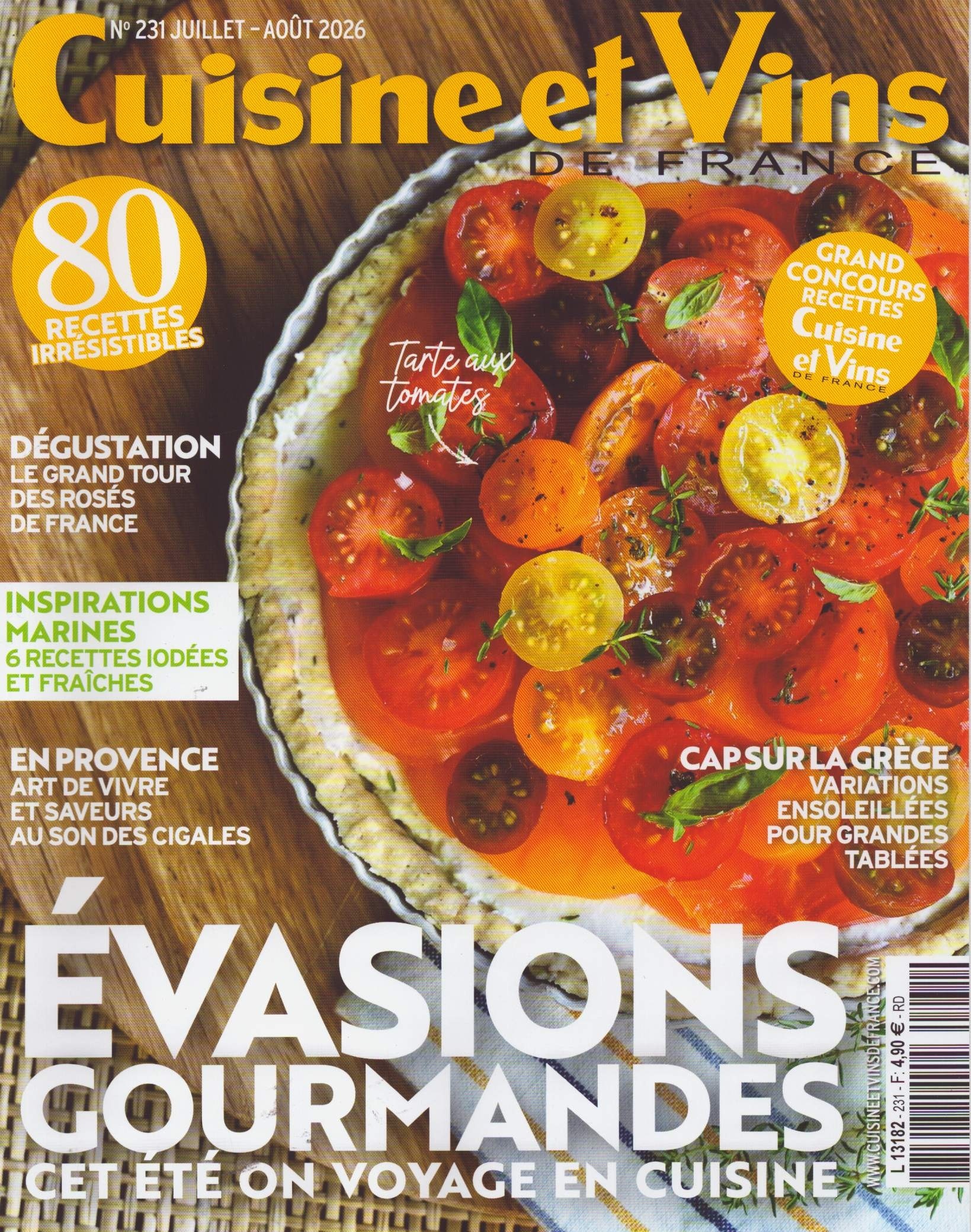 Cuisine et Vins DE FRANCE 231/2026