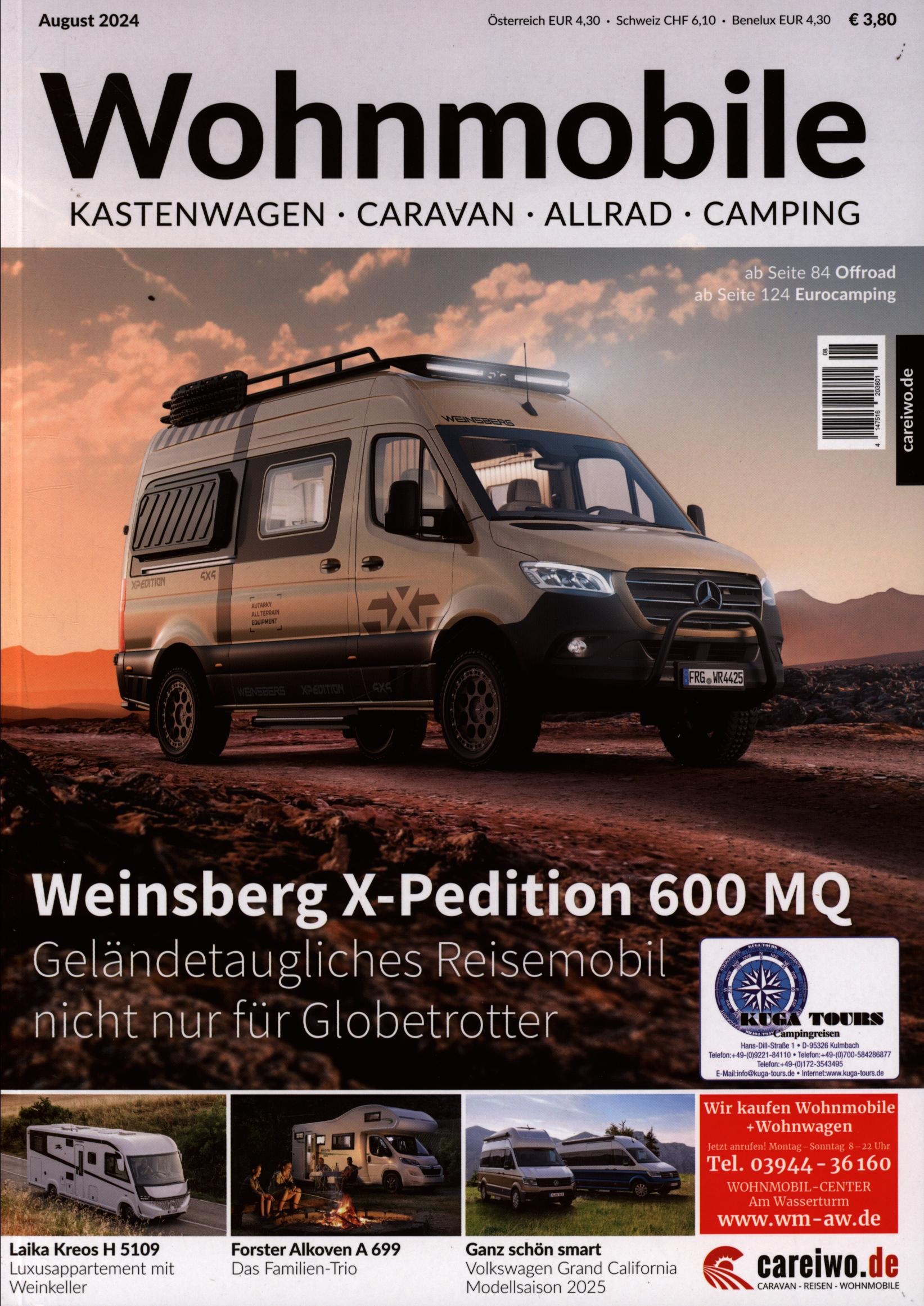 Wohnmobile-Caravan & Freizeit 8/2024