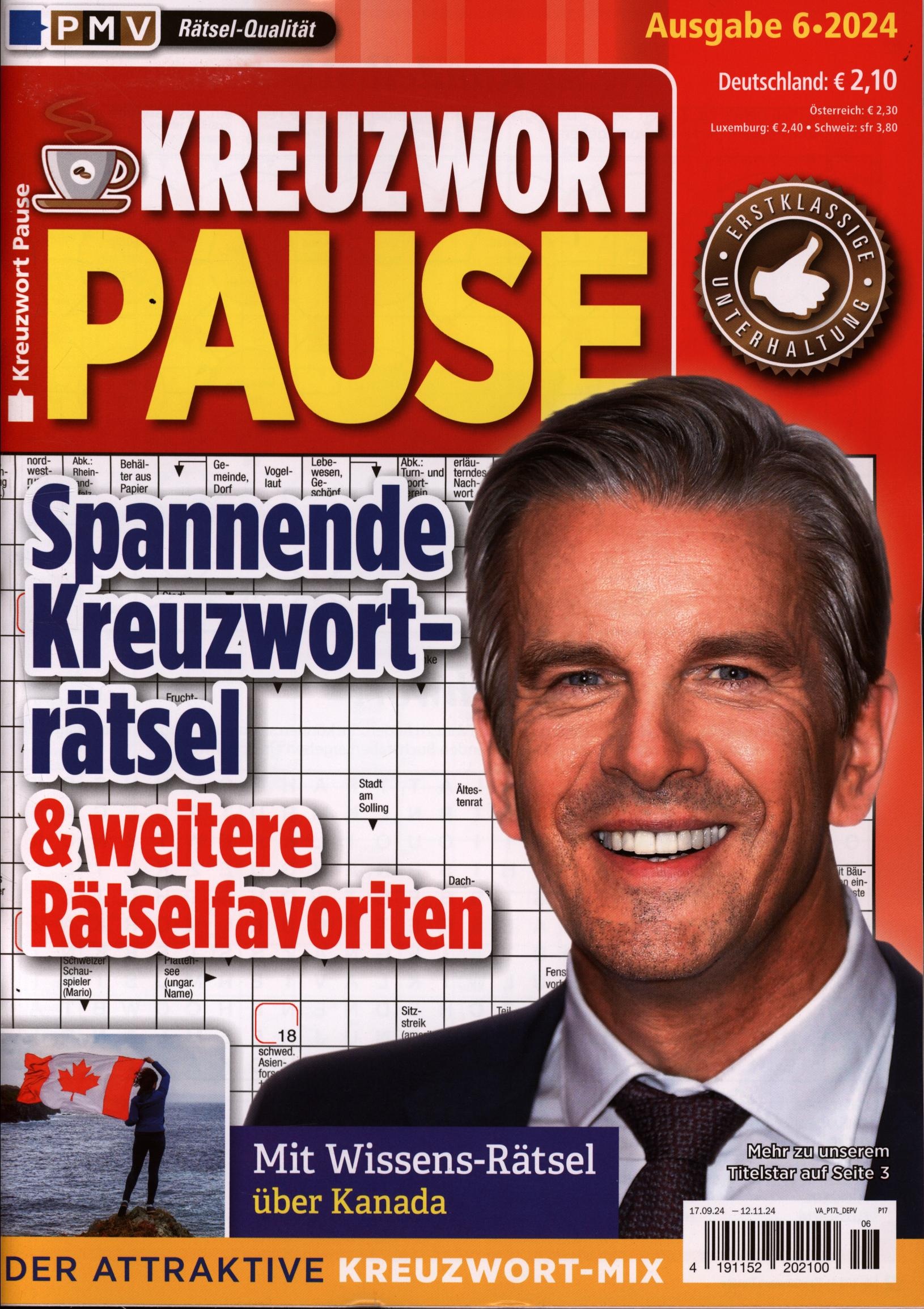 Kreuzwort Pause 6/2024