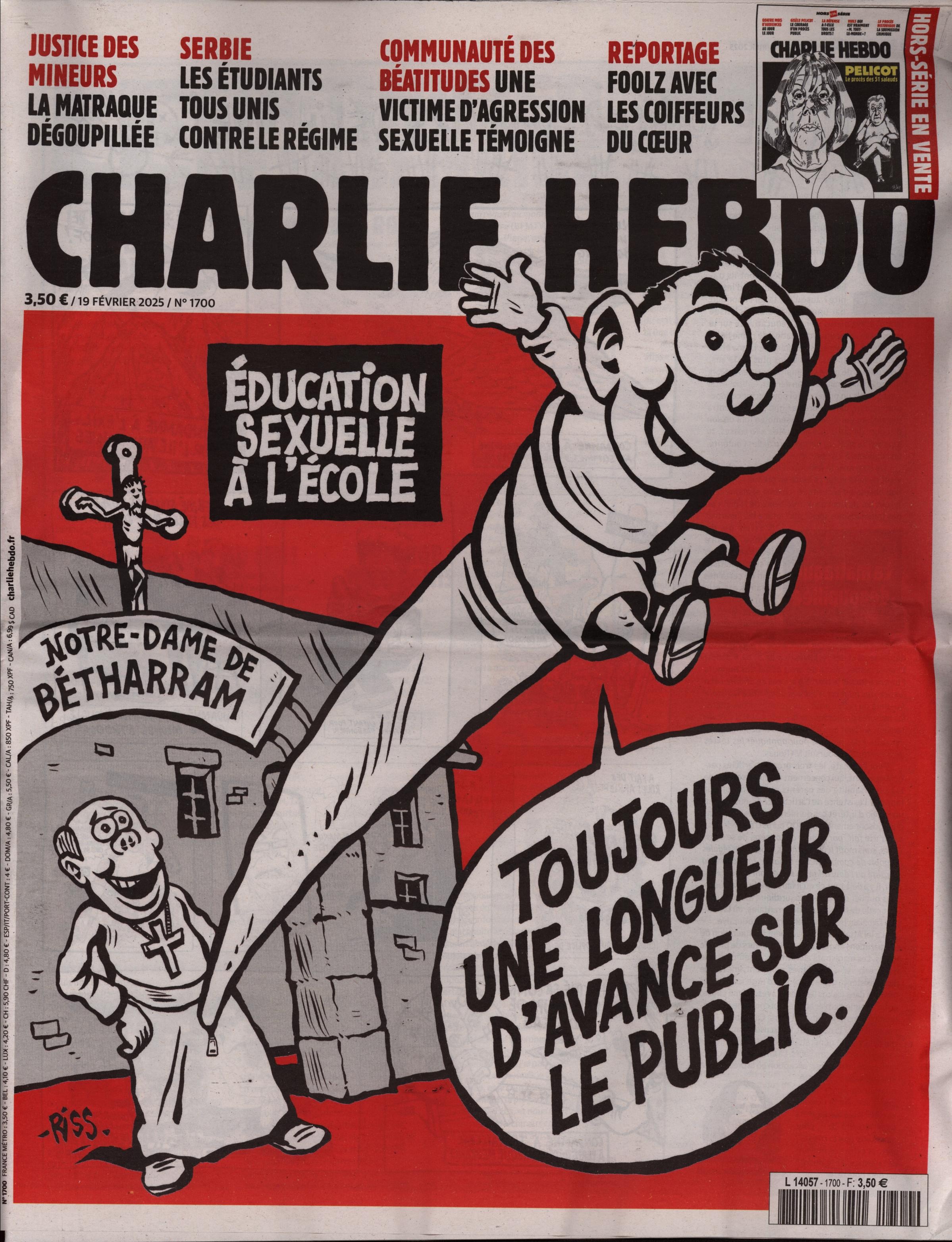 CHARLIE HEBDO 1700/2025