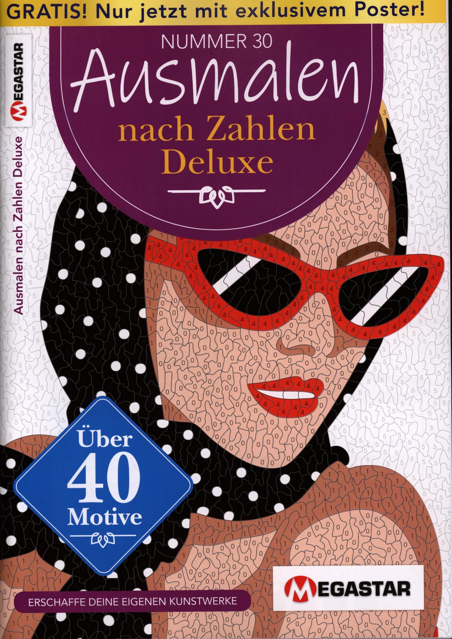 Ausmalen nach Zahlen delux 30/2025