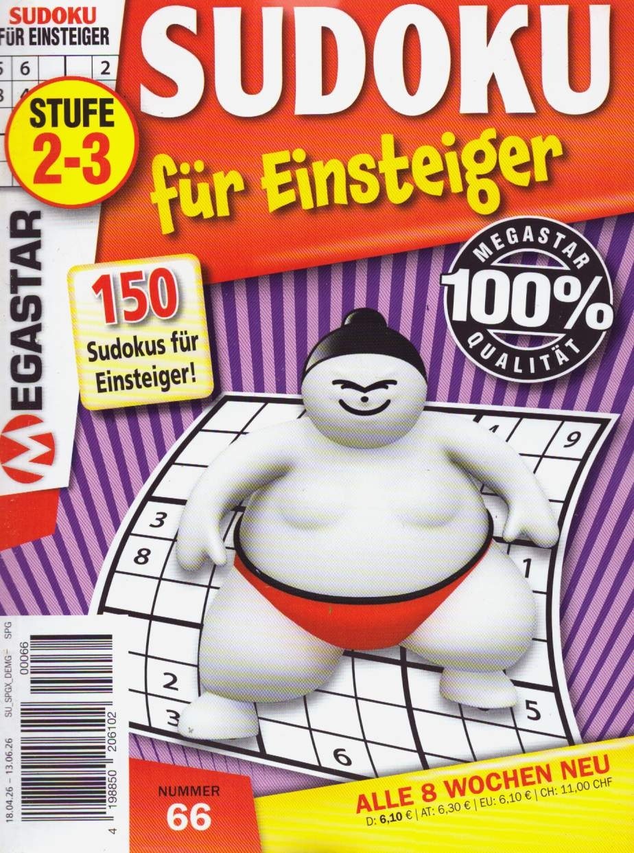 150 Sudoku für Einsteiger 66/2026