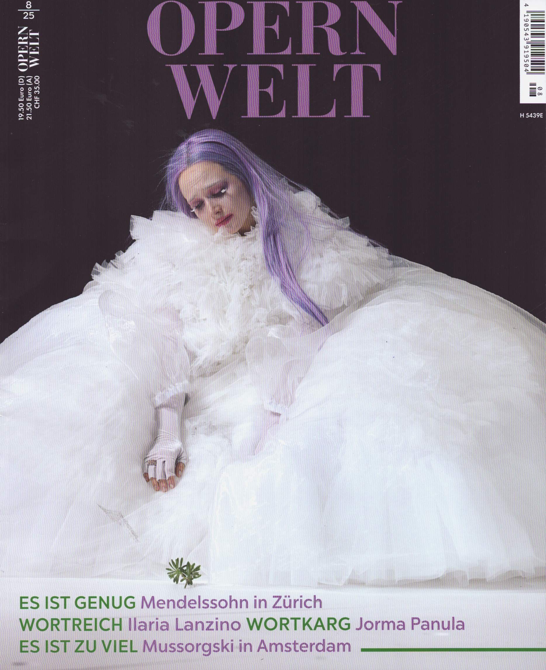 Opernwelt 8/2025