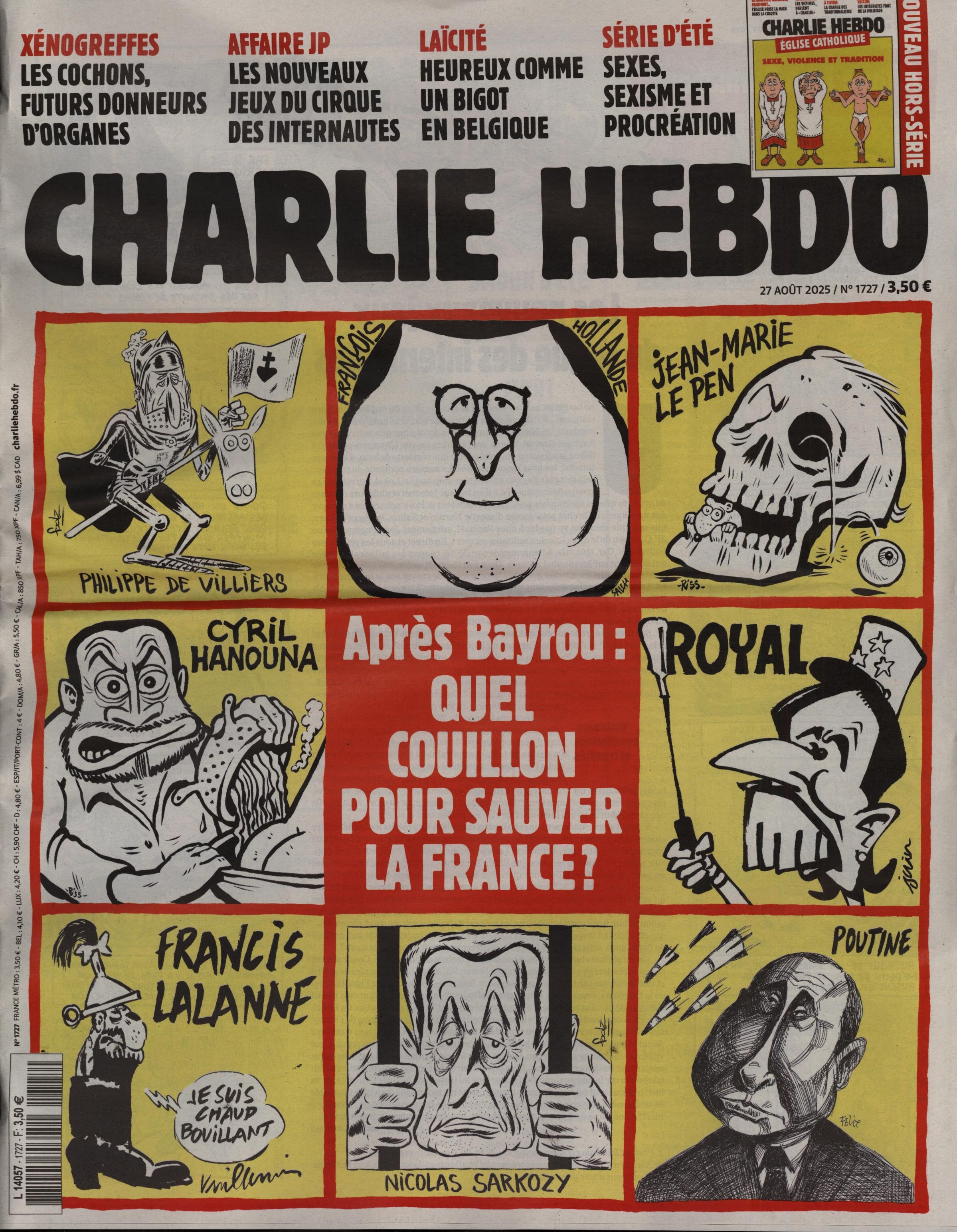 CHARLIE HEBDO 1727/2025