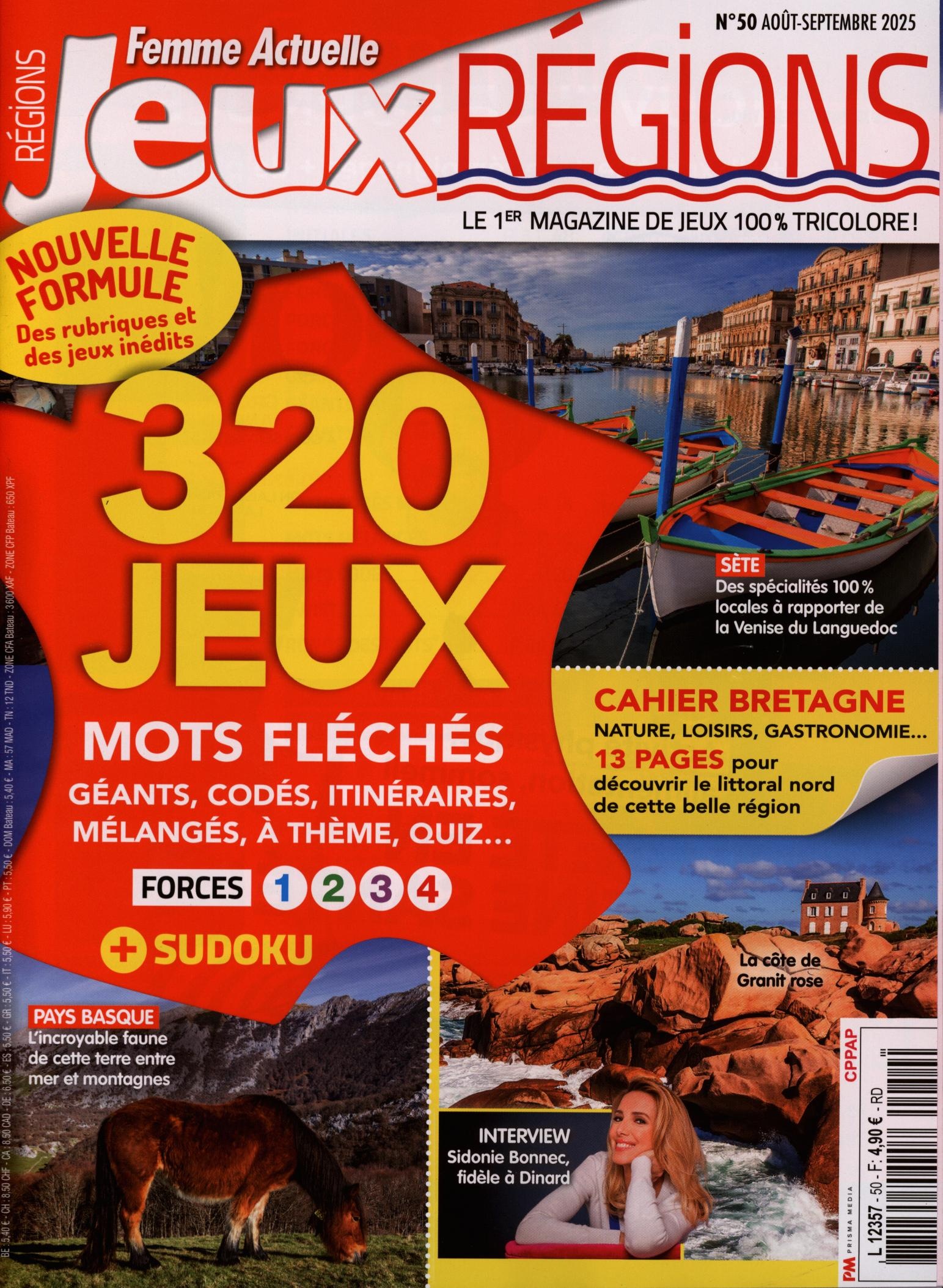 Femme Actuelle Jeux Régions 50/2025