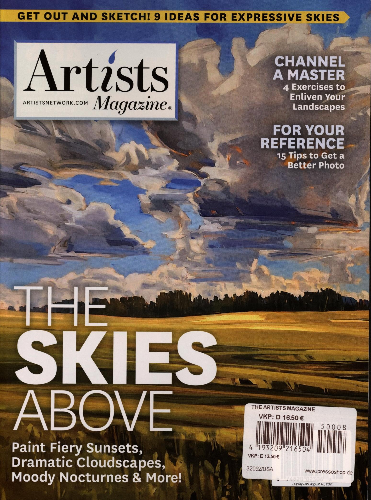THE ARTISTS MAGAZINE 8/2025