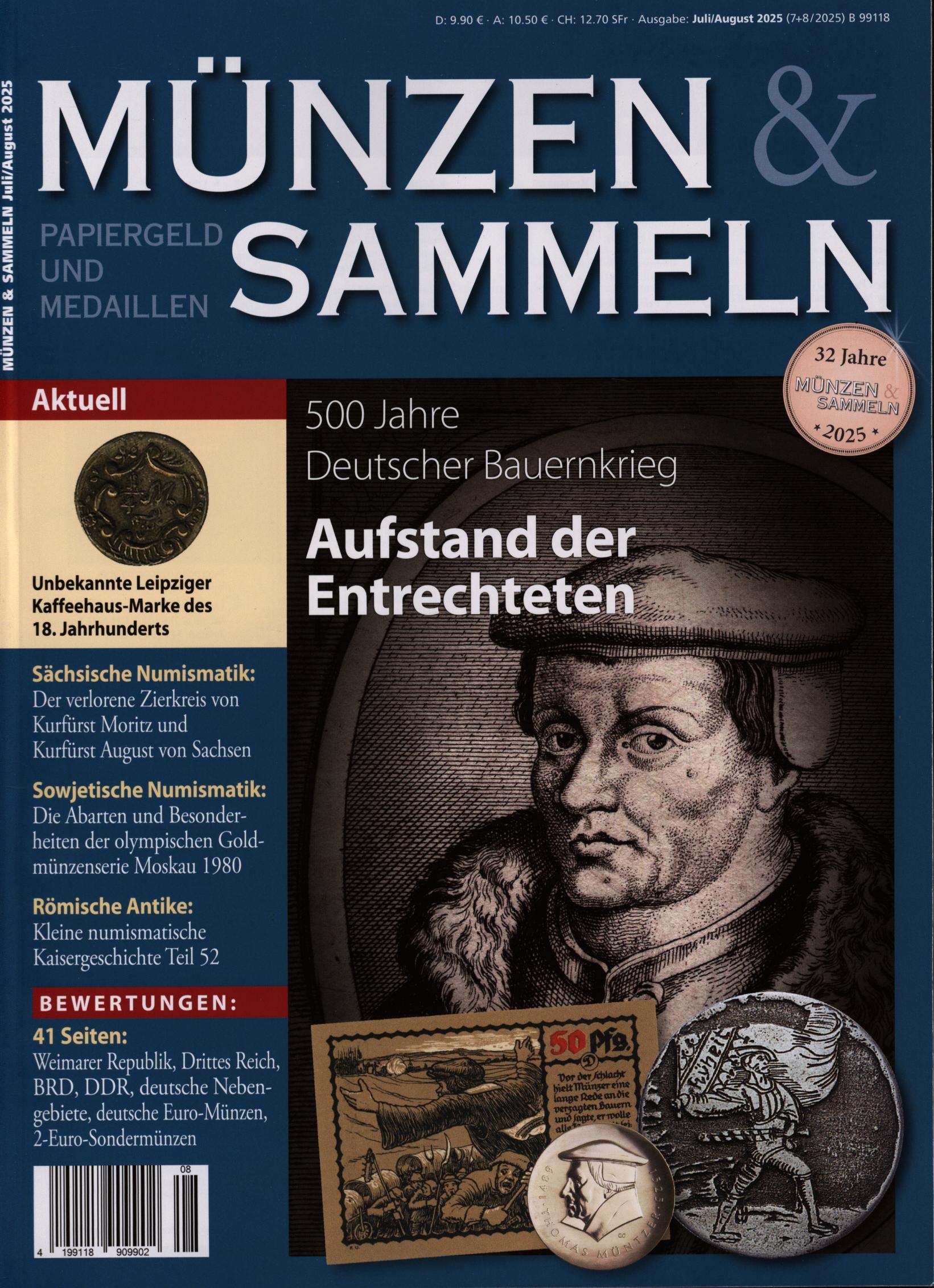 MÜNZEN & SAMMELN 8/2025