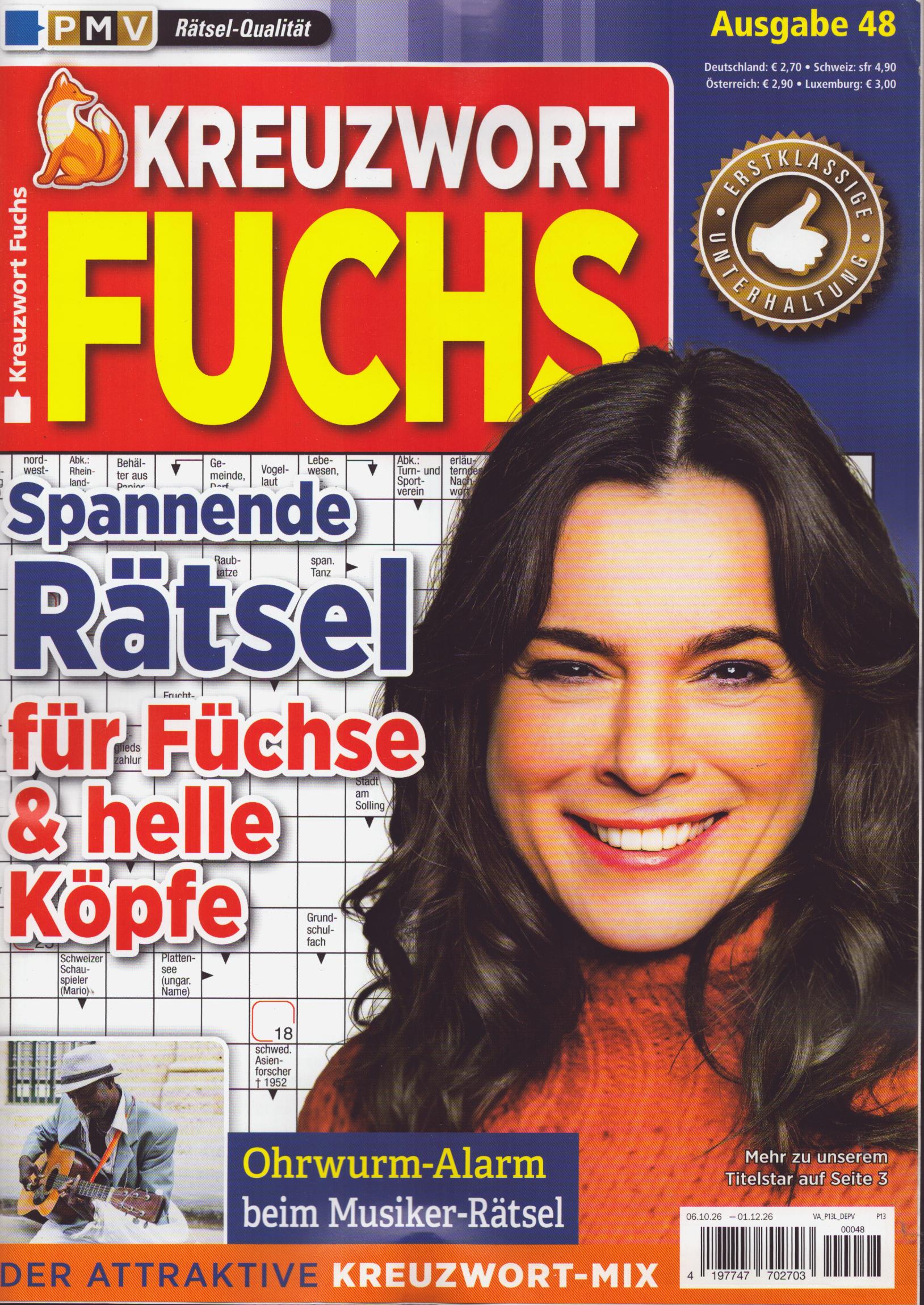 Kreuzwort Fuchs 48/2026