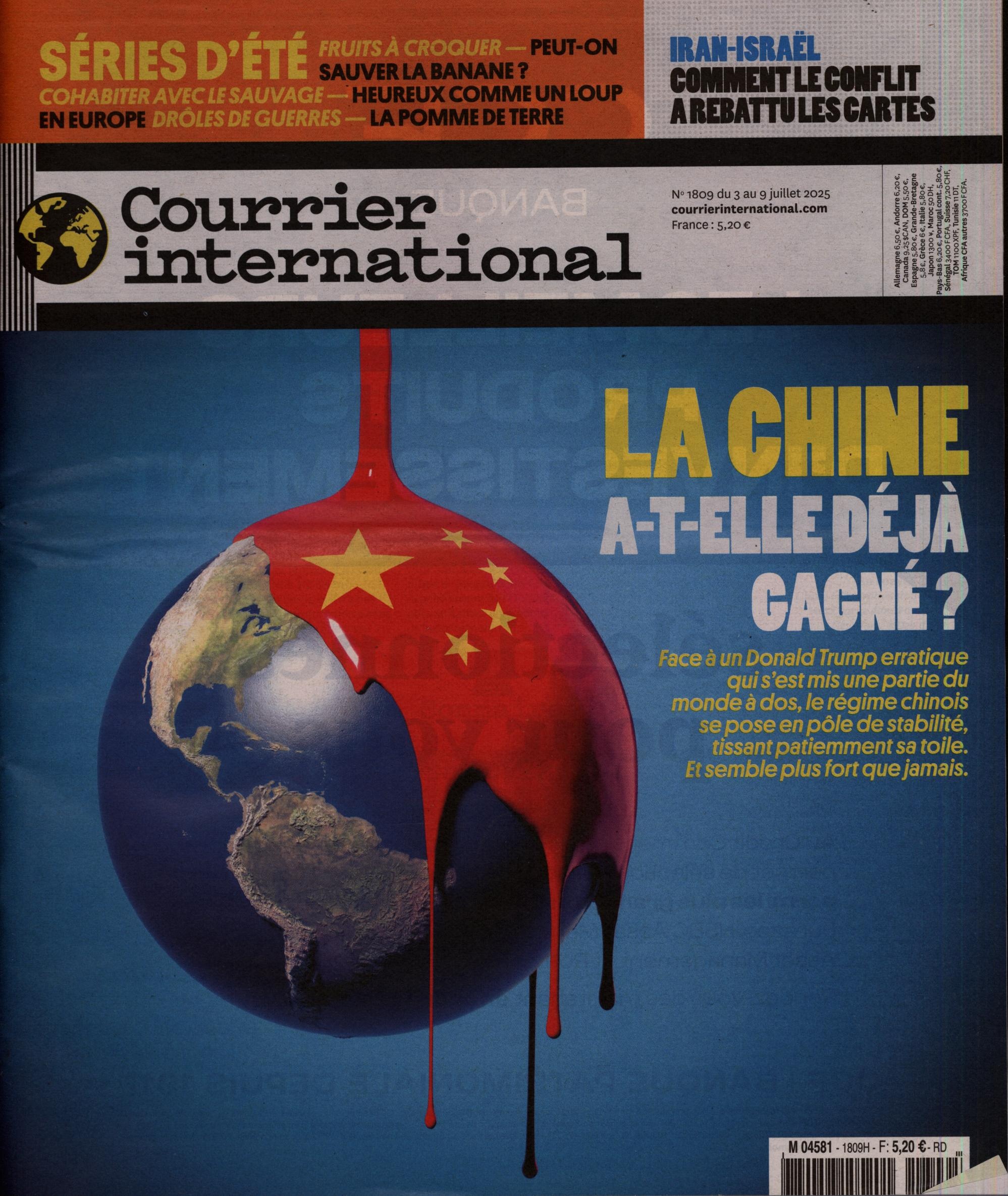 Courrier international 1809/2025
