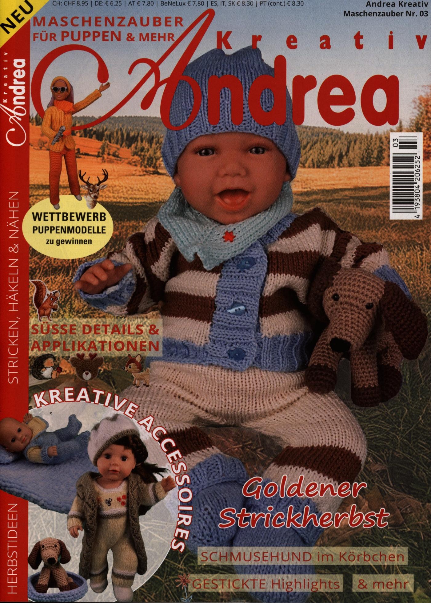 Andrea kreativ Maschenzauber für Puppen & Mehr 3/2025