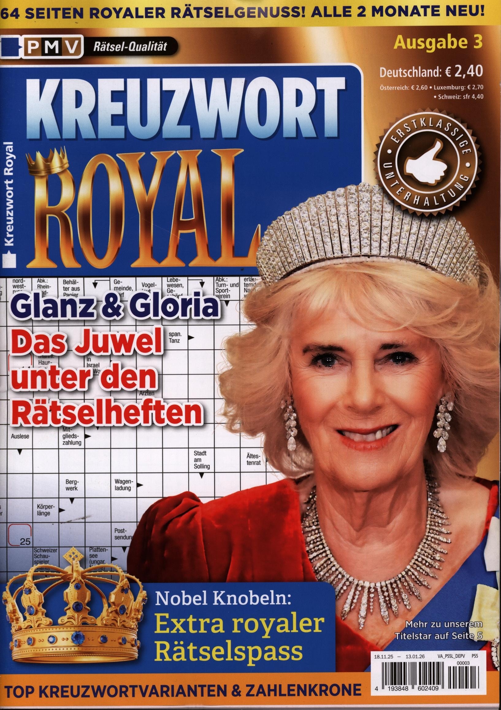 Kreuzwort Royal 3/2025