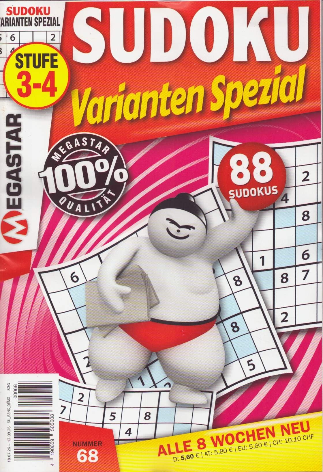 Sudoku Varianten Spezial 68/2026
