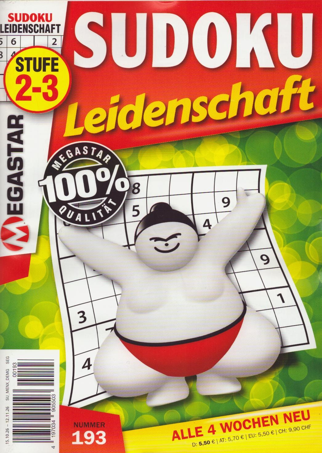 Sudoku Leidenschaft 193/2026