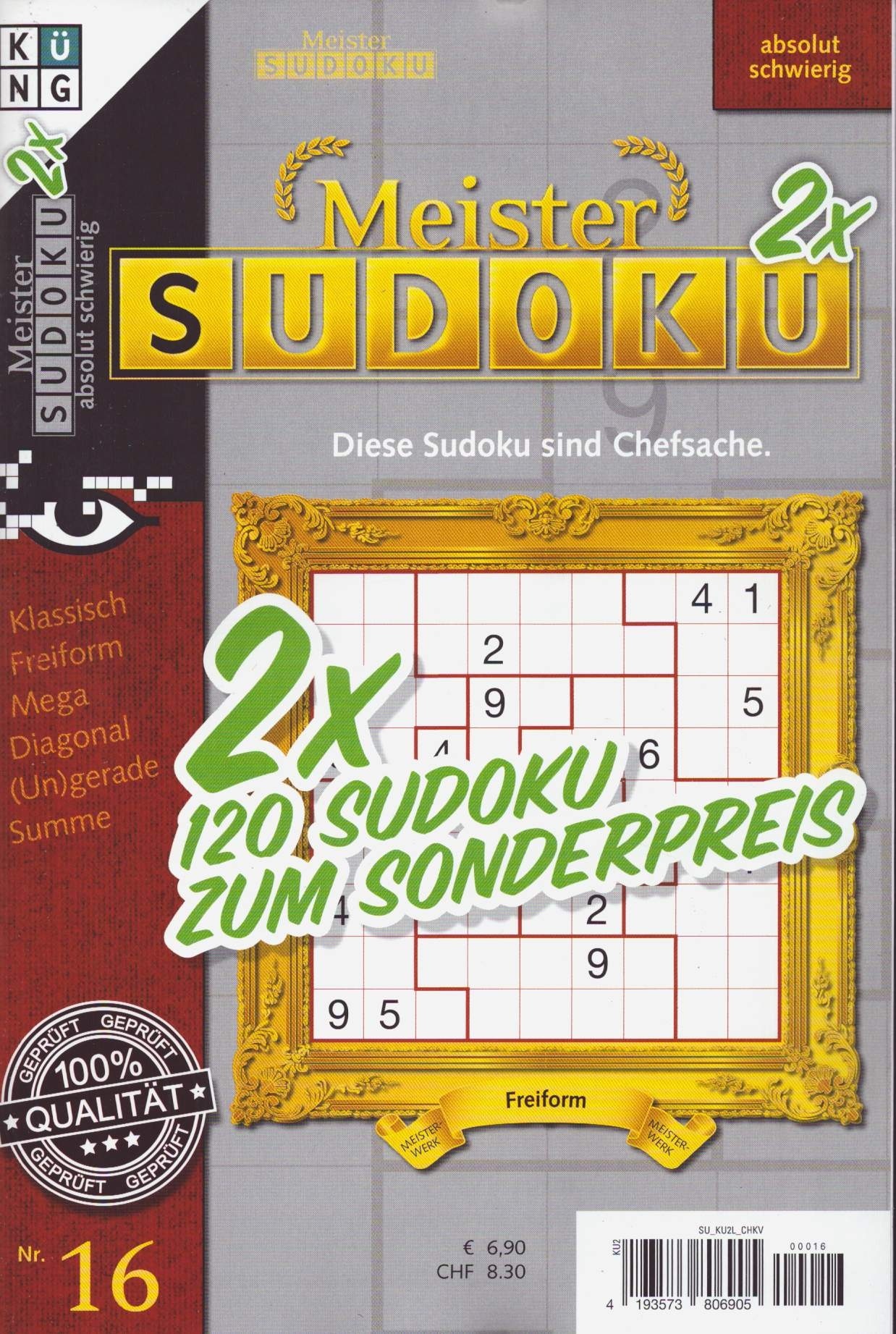 Meister Sudoku 2x 16/2026
